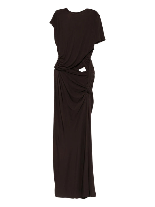 twisted cut-out maxi dress