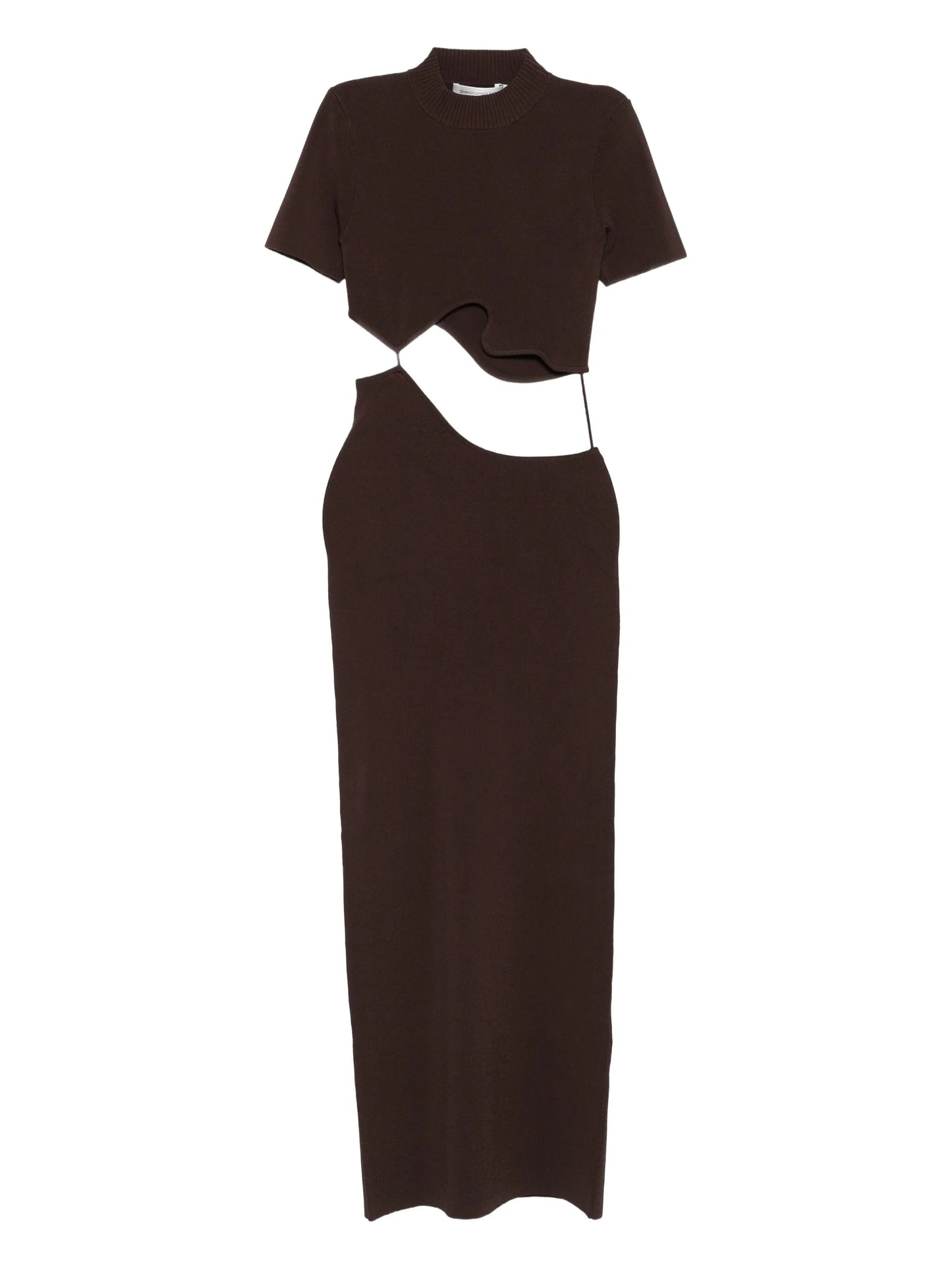 Maparadita lattice separation maxi dress