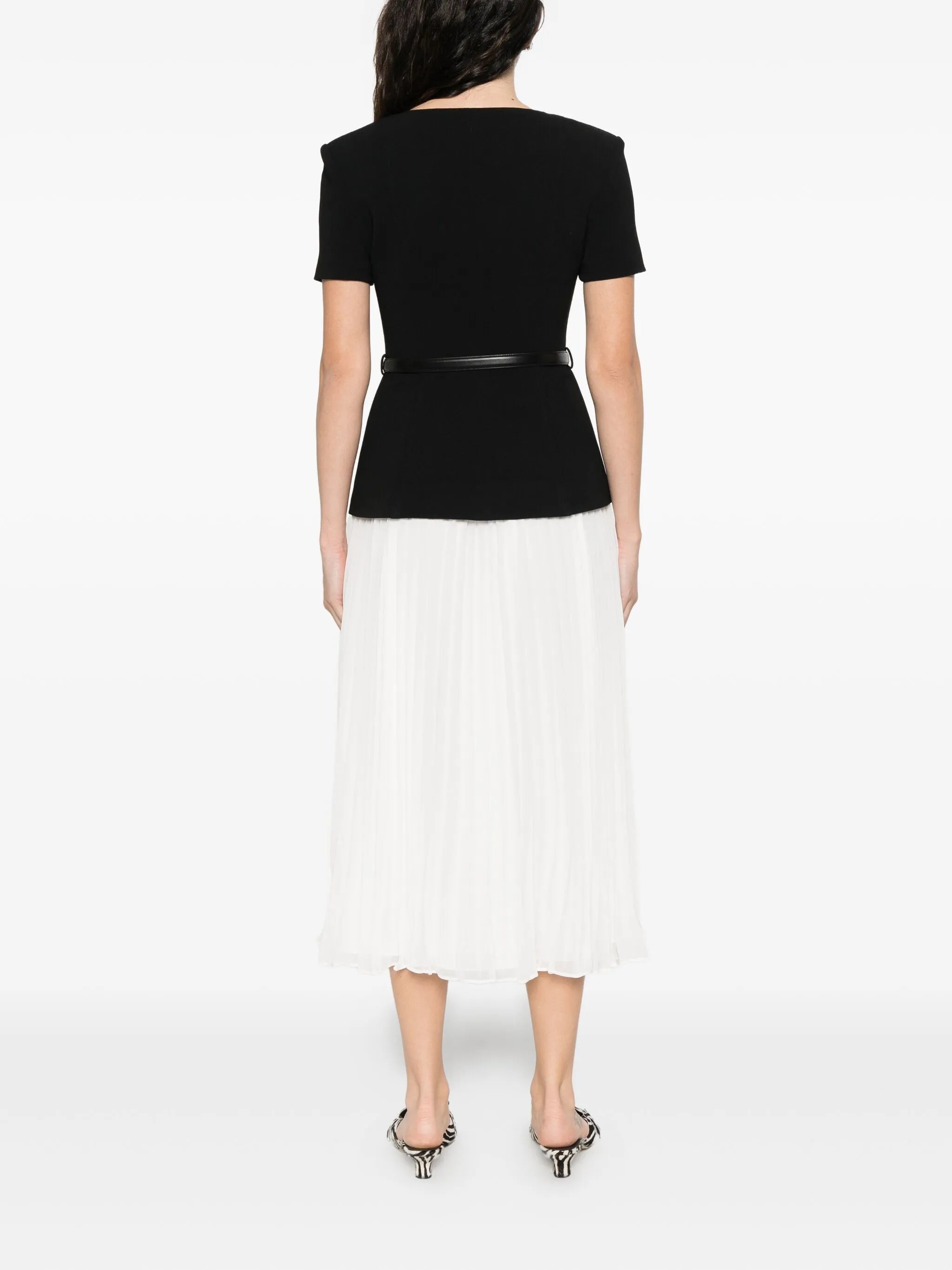 short sleeve midi dress