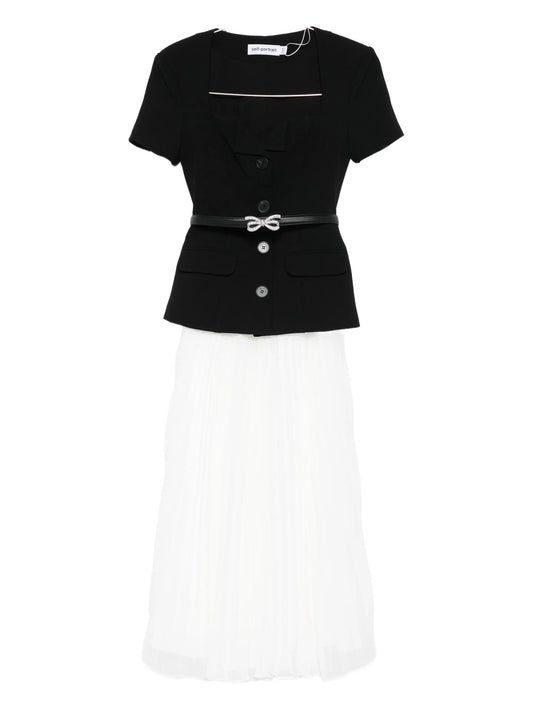 short sleeve midi dress