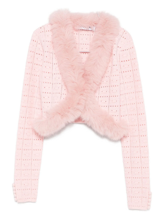 cotton blend cardigan