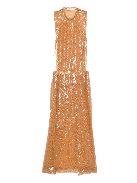 Illuminate sequin-embellished gown
