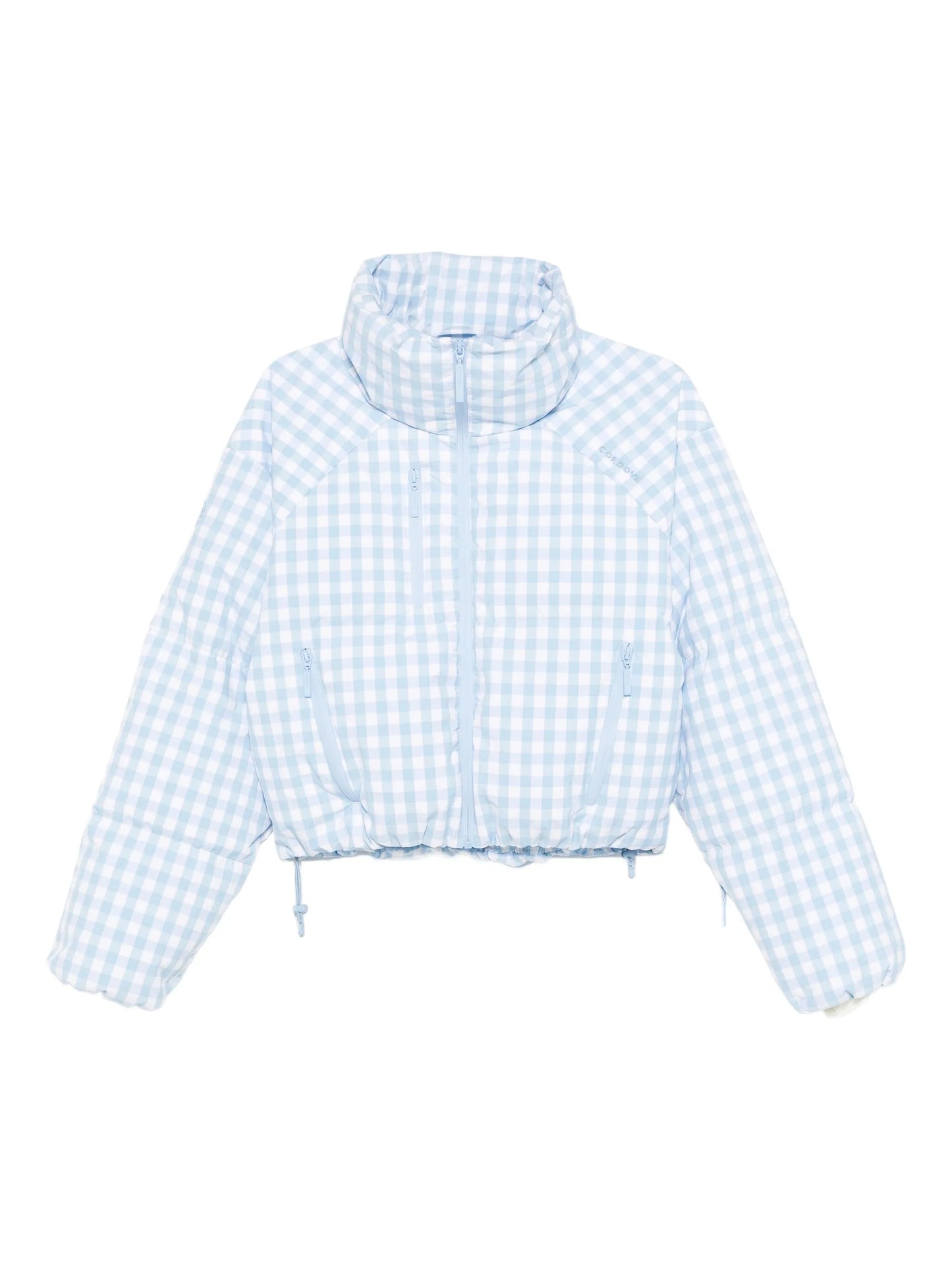 Cortina checkered puffer ski jacket