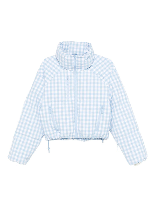 Cortina checkered puffer ski jacket