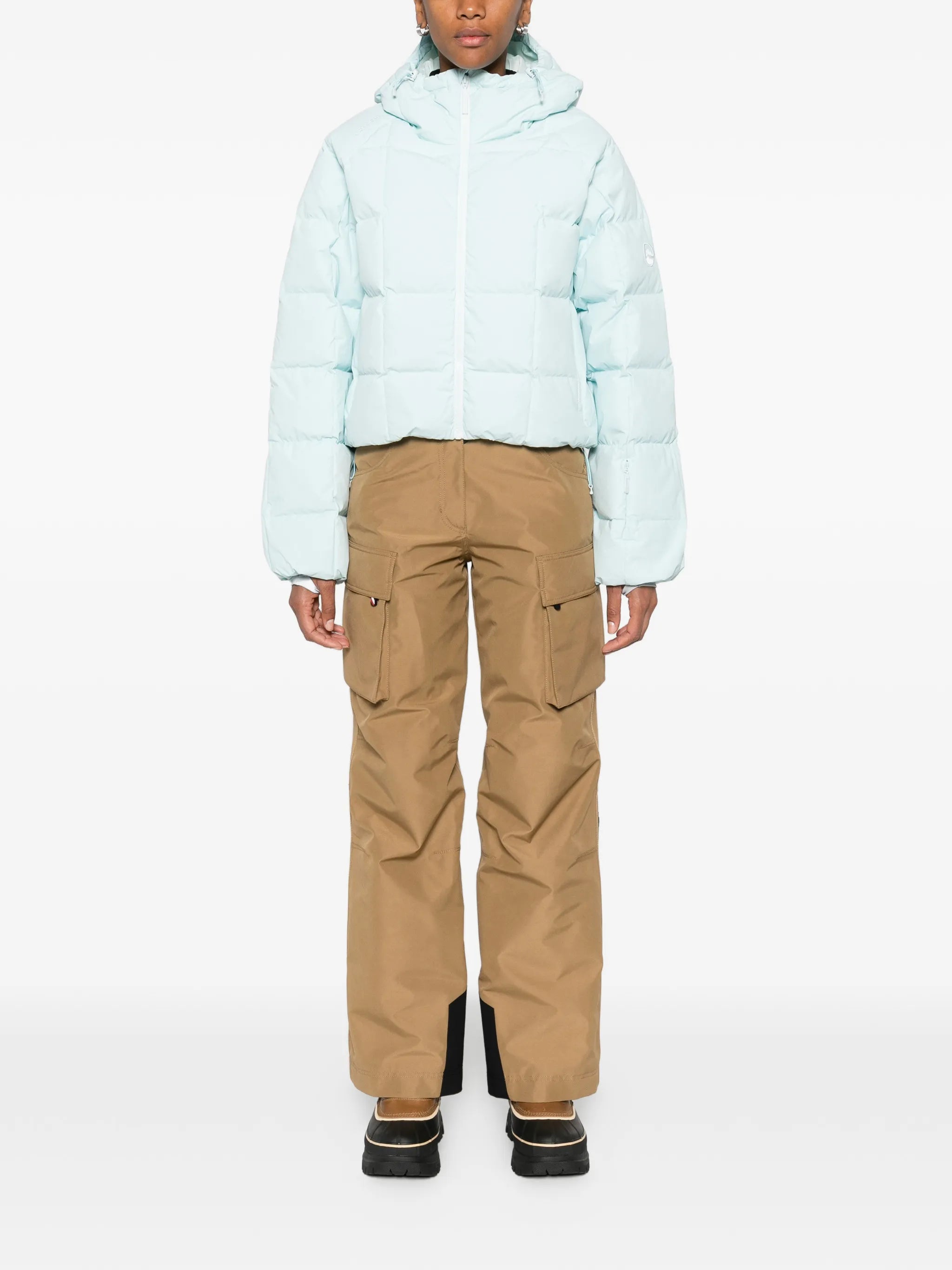 Oza hooded ski jacket
