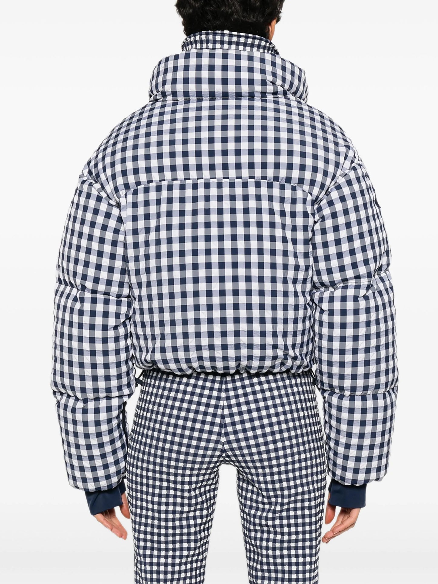 Cortina checkered puffer ski jacket