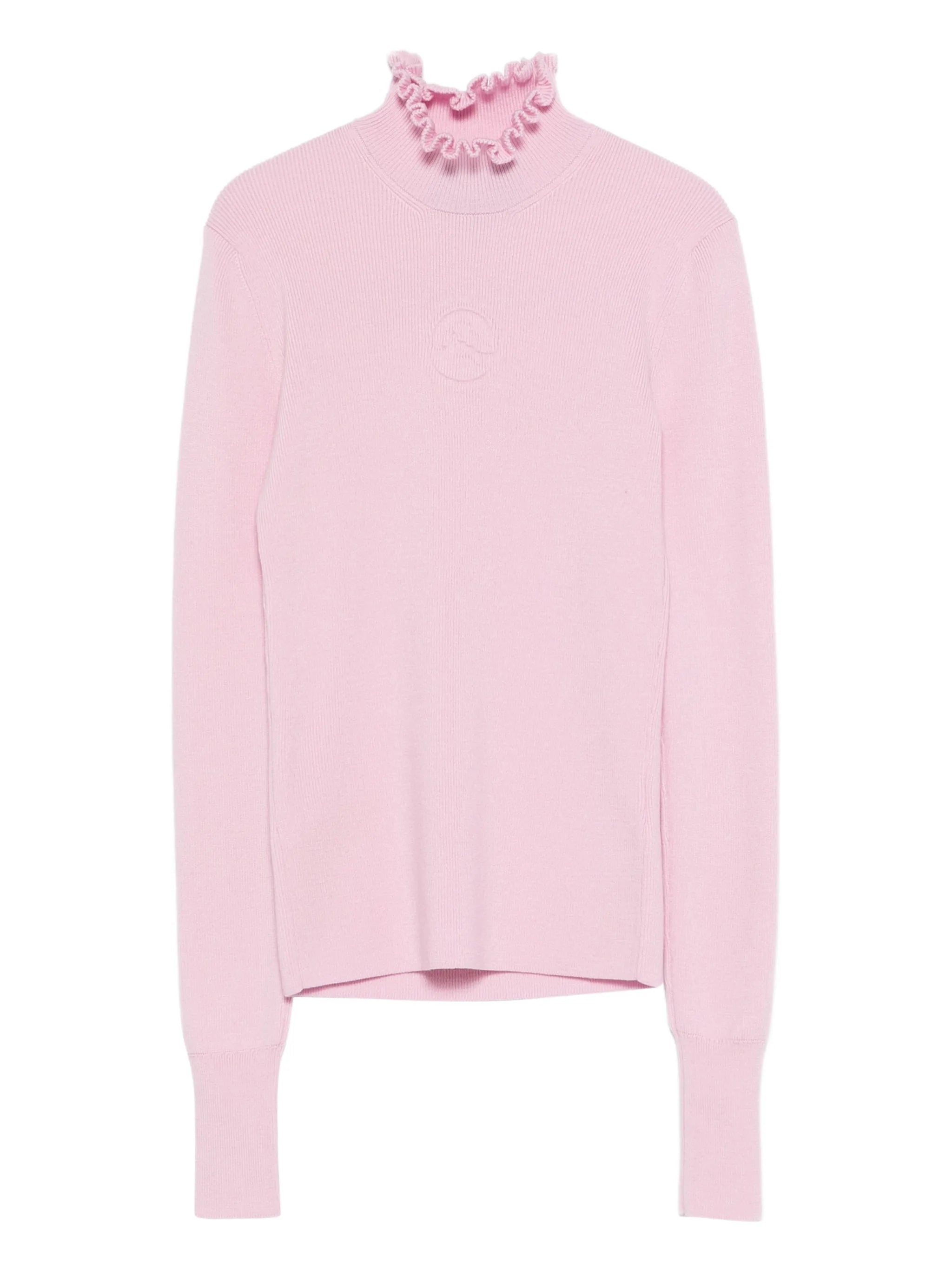 turtleneck long-sleeves T-shirt