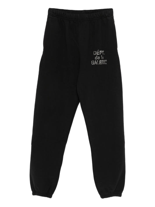 graphic-print track pants