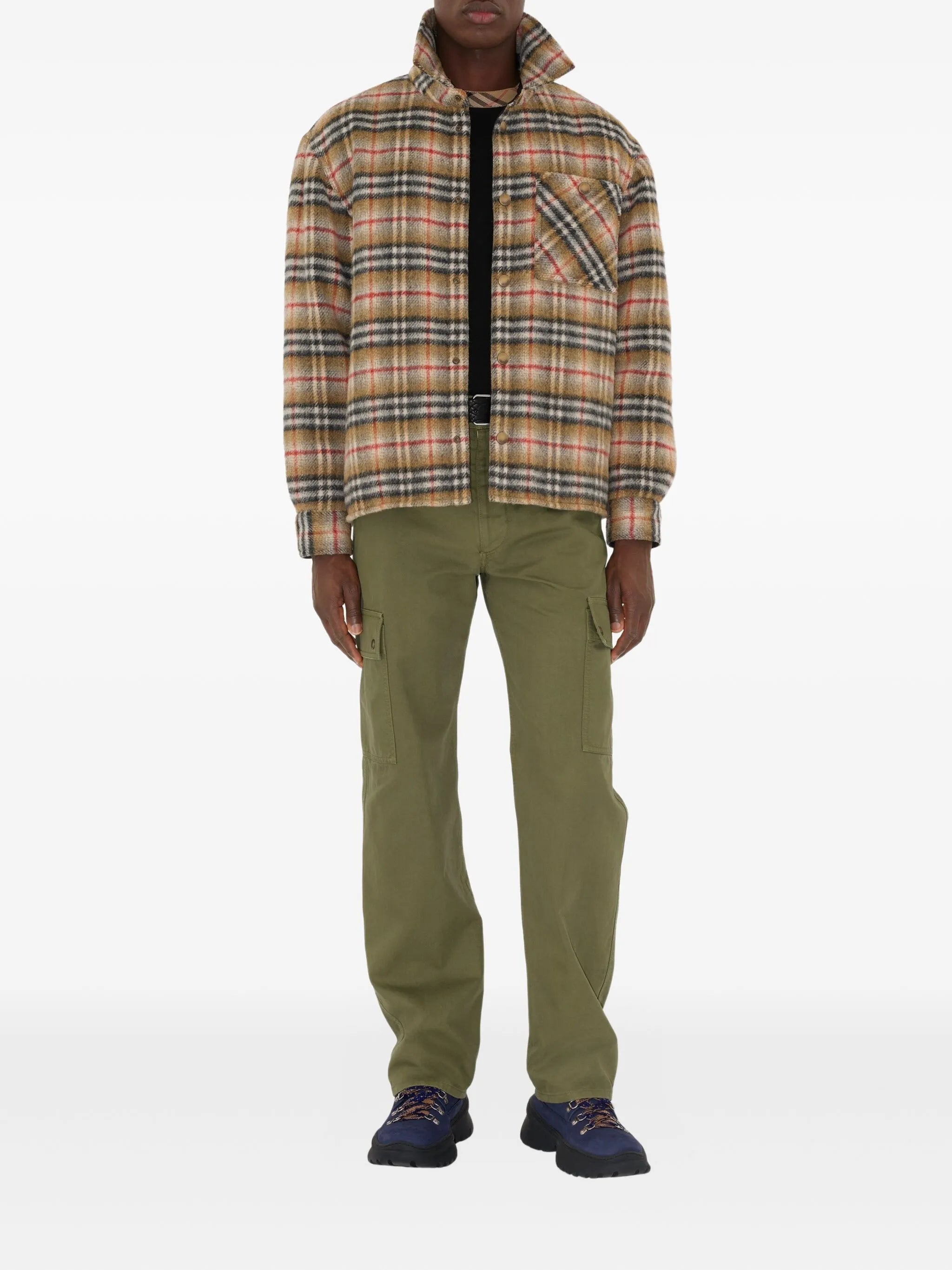Check shirt jacket