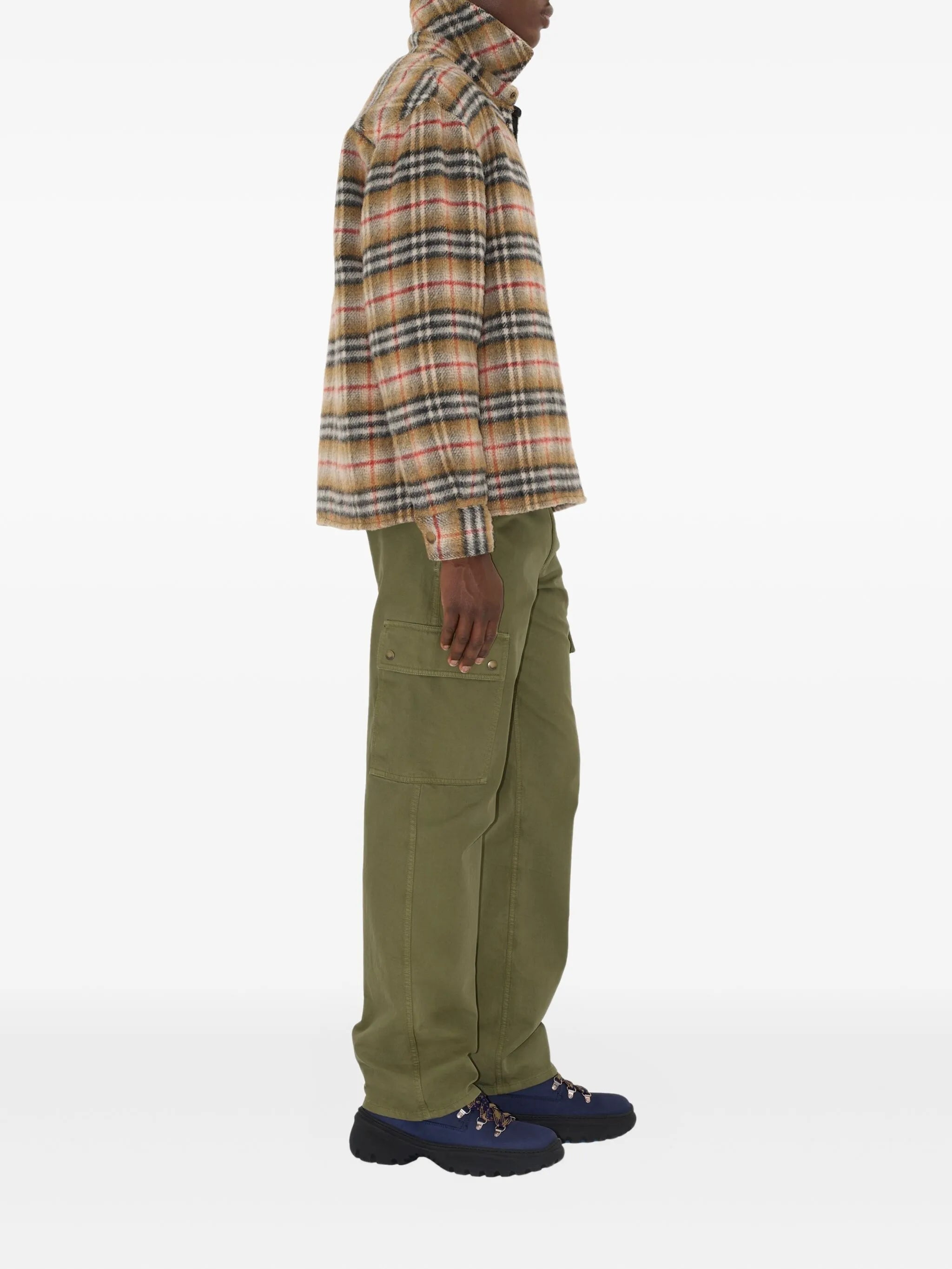 Check shirt jacket
