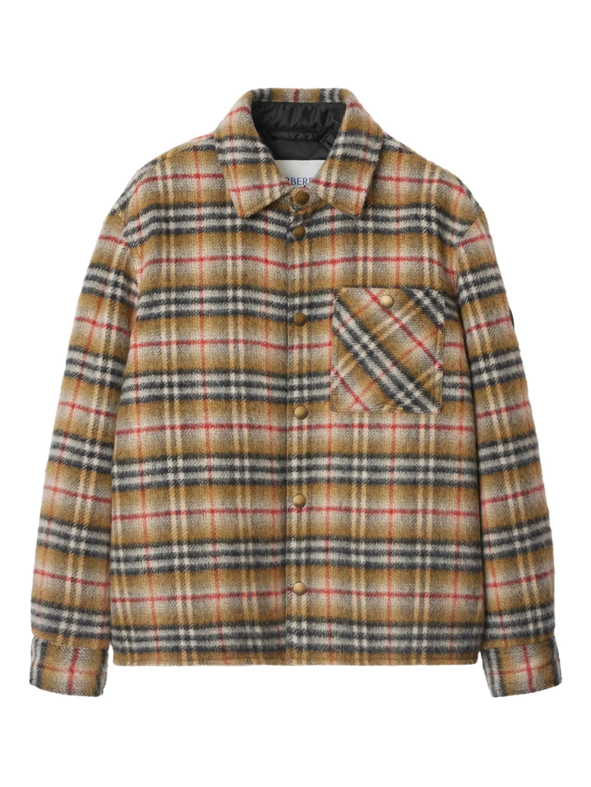 Check shirt jacket