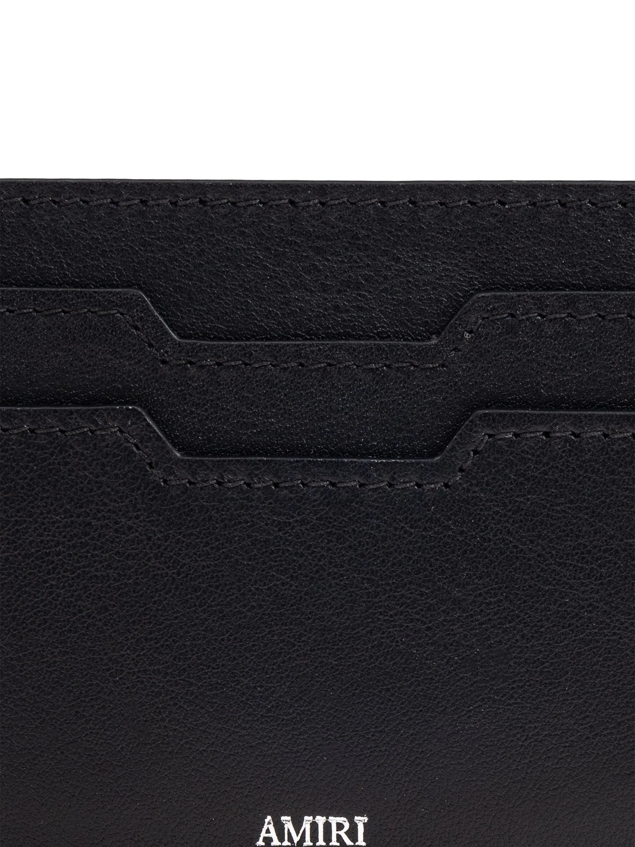 logo-embellished cardholder