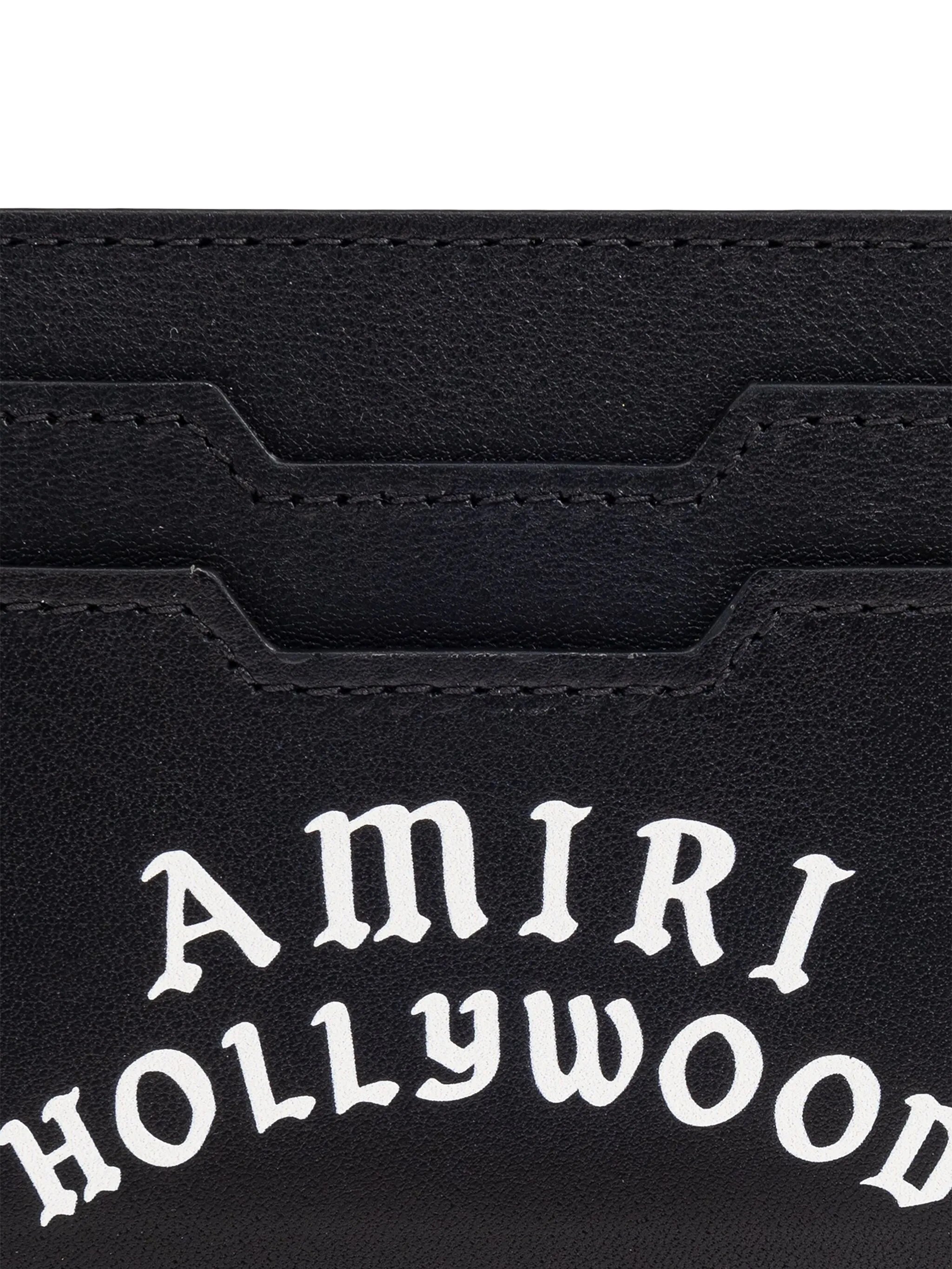 logo-embellished cardholder