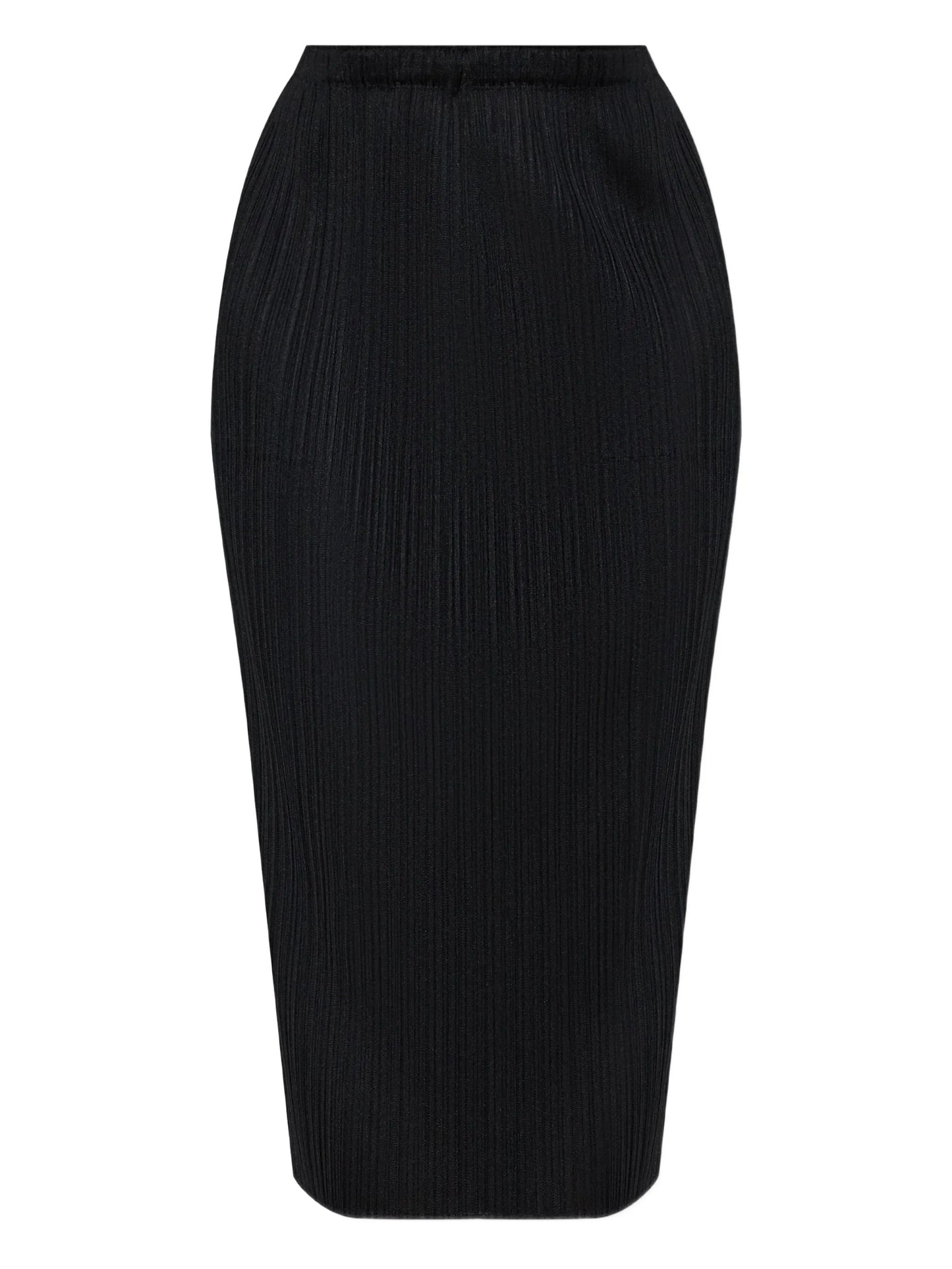 pleated midi skirt