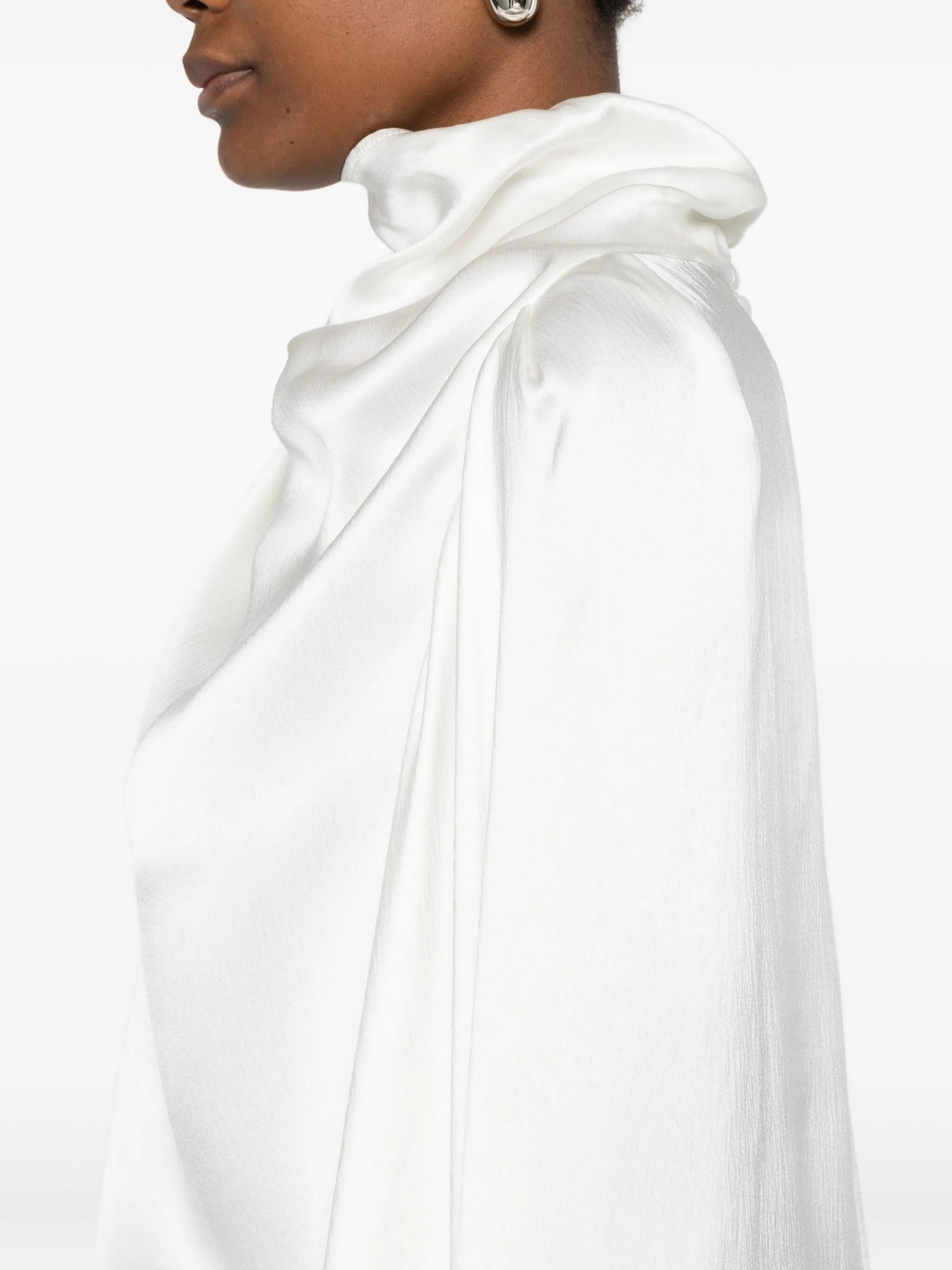 draped blouse