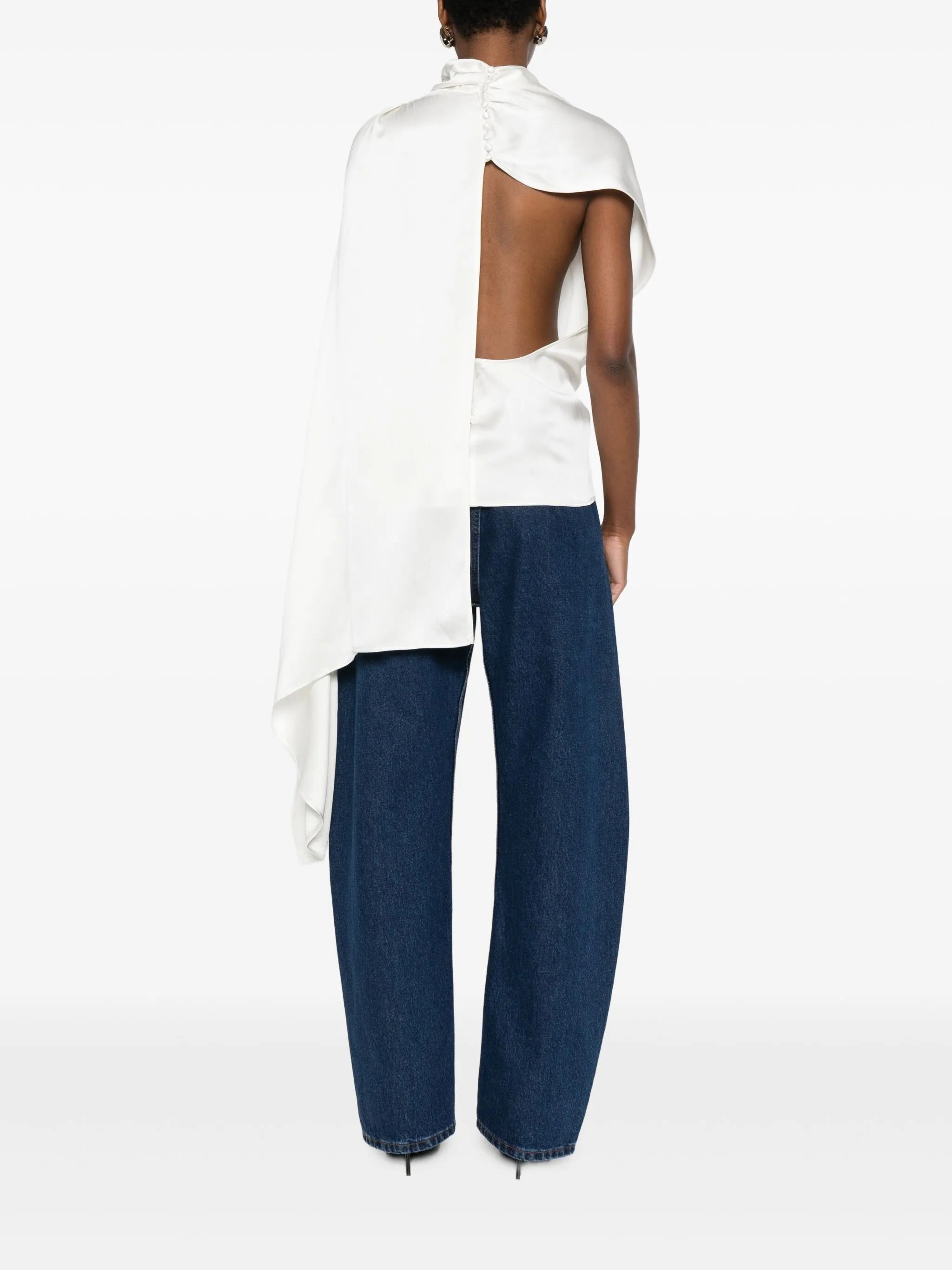 draped blouse