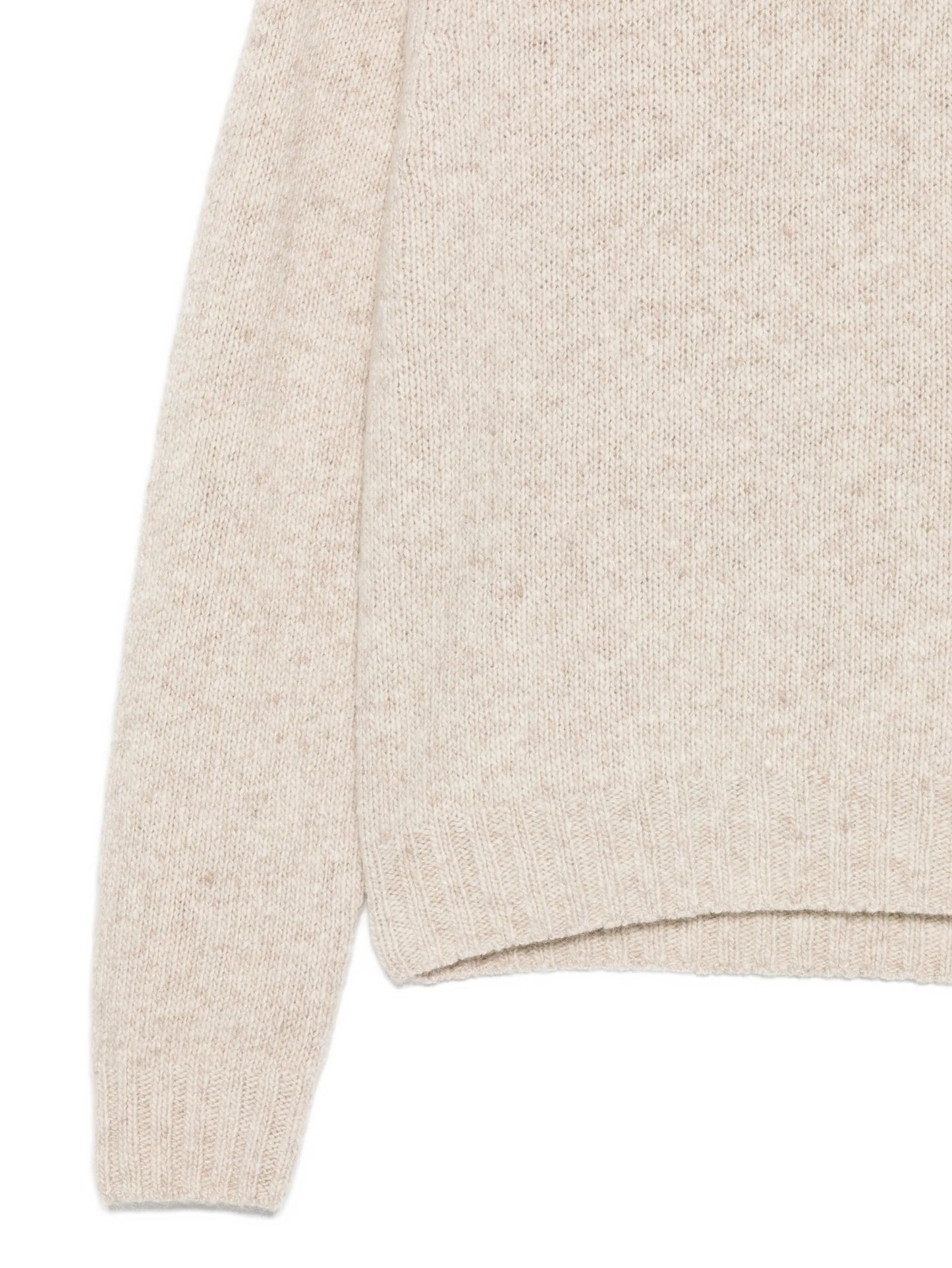 high-neck cashmere sweater