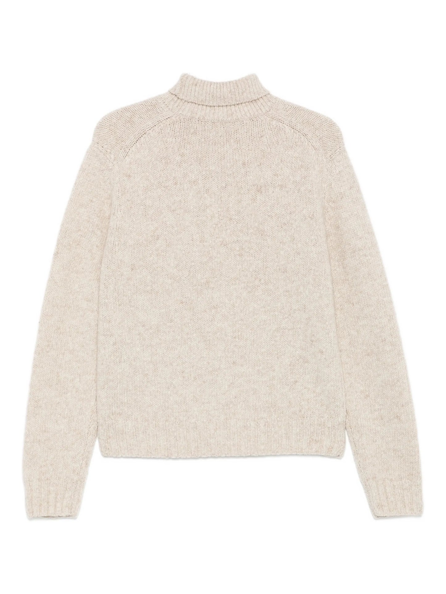 high-neck cashmere sweater