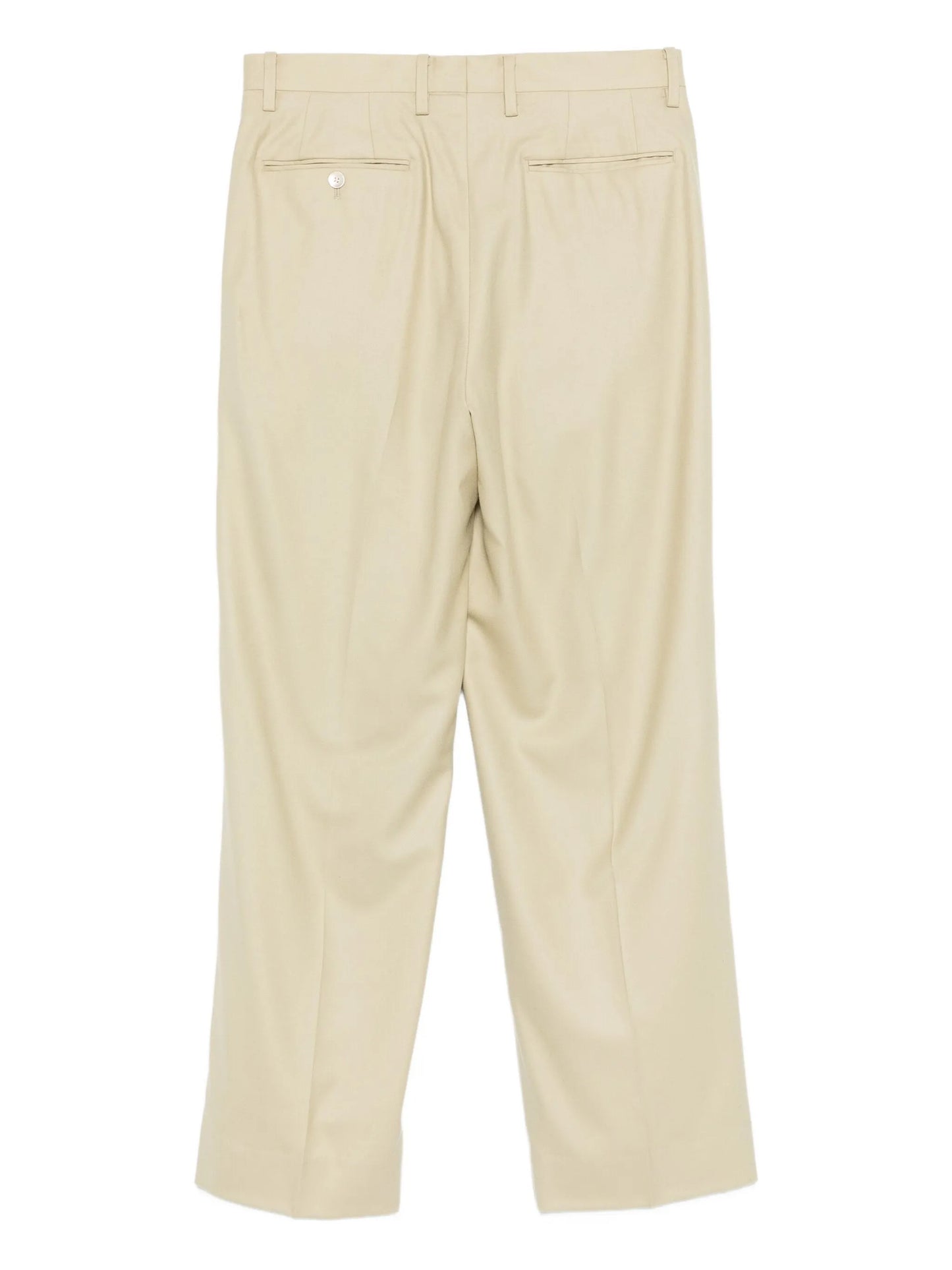 pleated tailored trousers