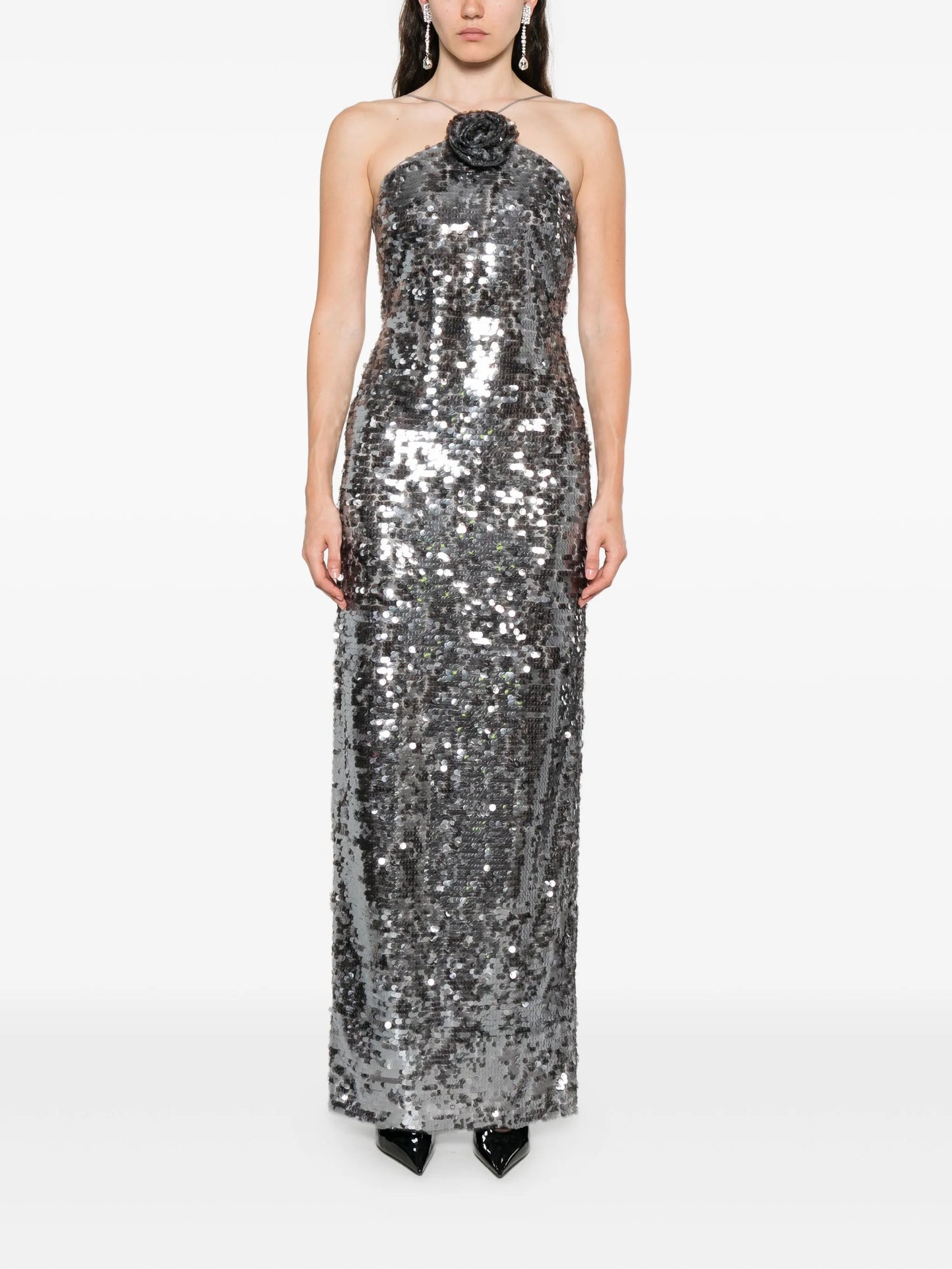 sequin-embellished maxi dress