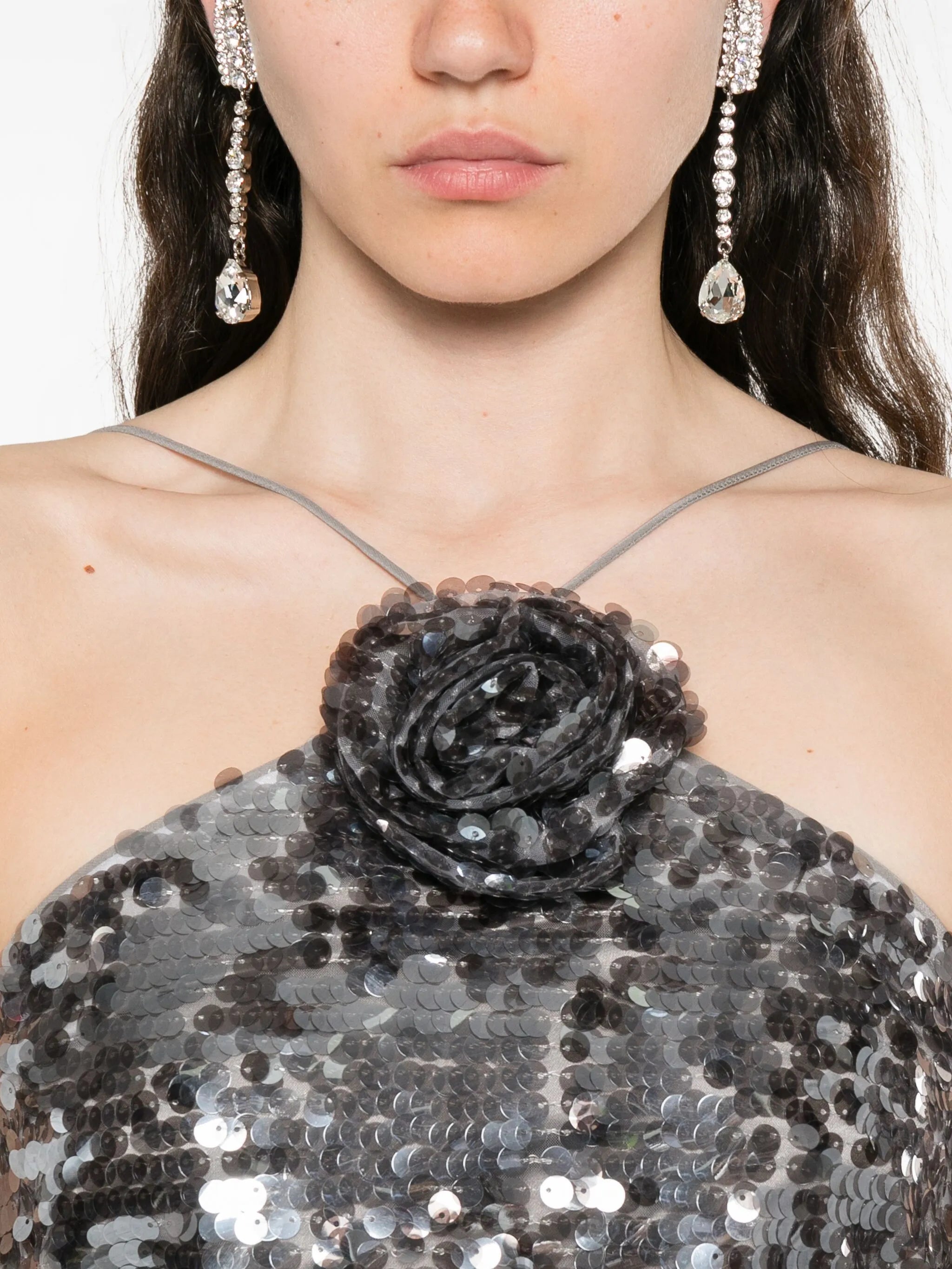 sequin-embellished maxi dress