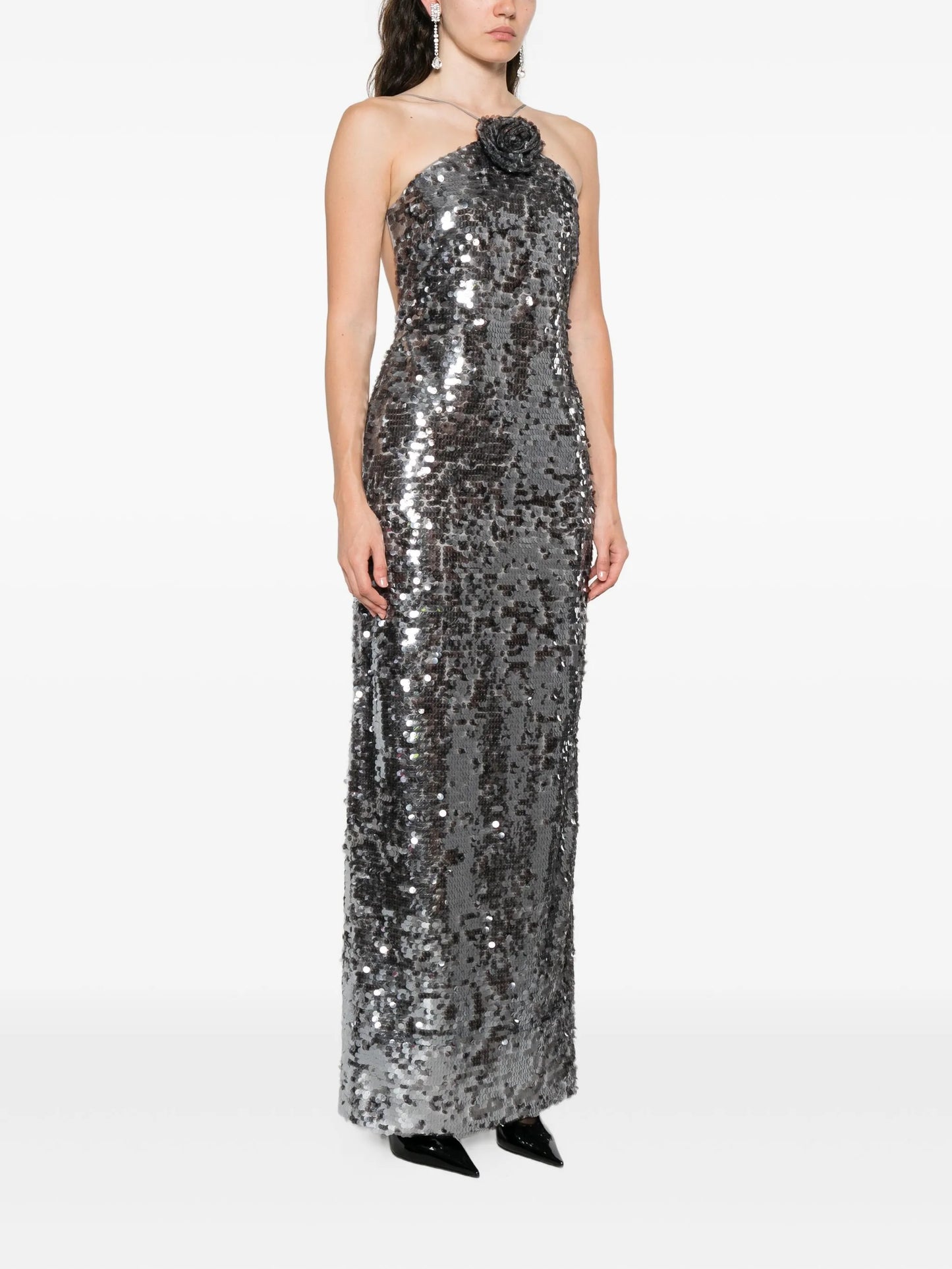 sequin-embellished maxi dress
