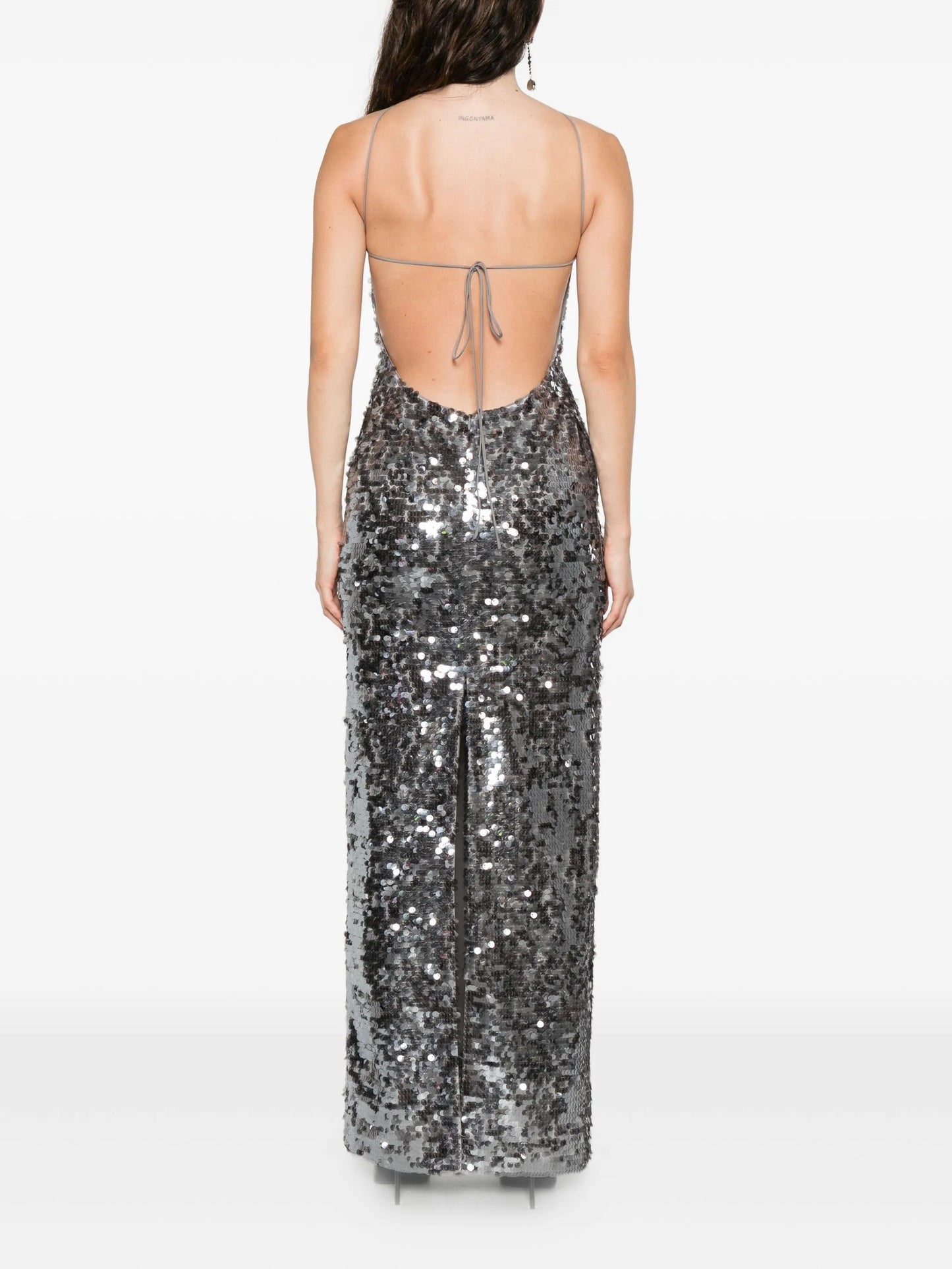 sequin-embellished maxi dress