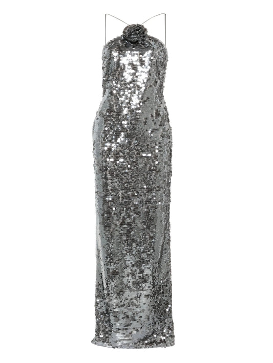 sequin-embellished maxi dress