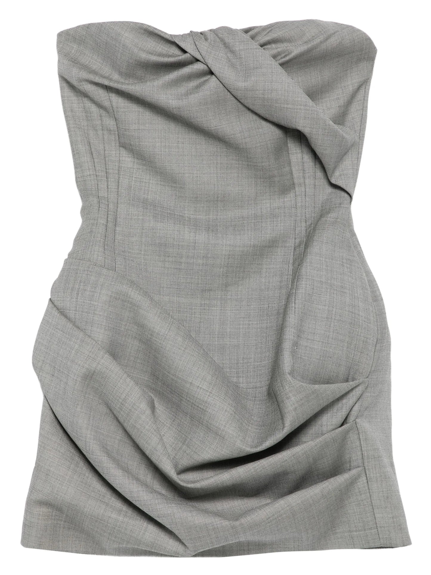 twisted draped dress