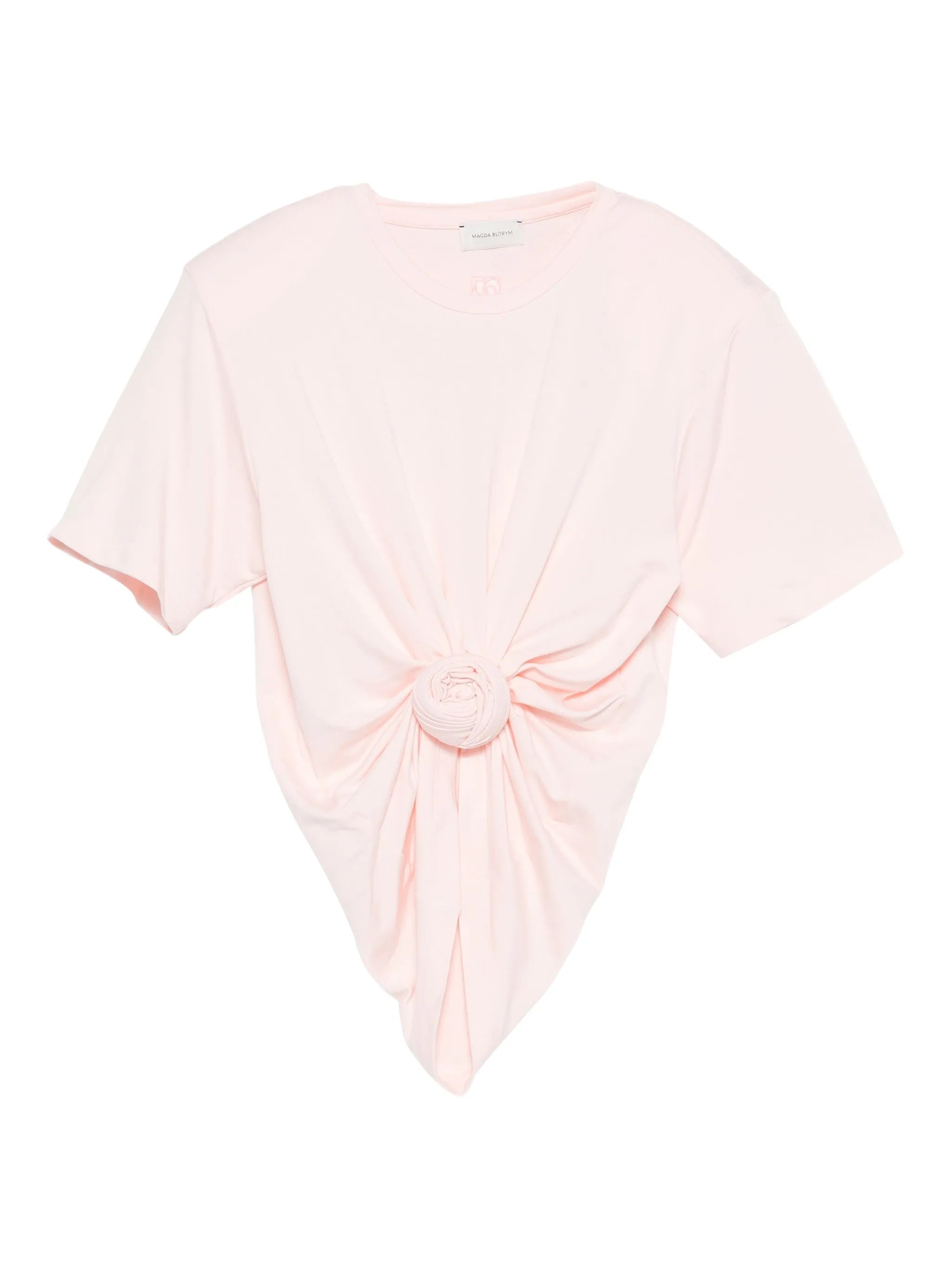 knotted front T-shirt