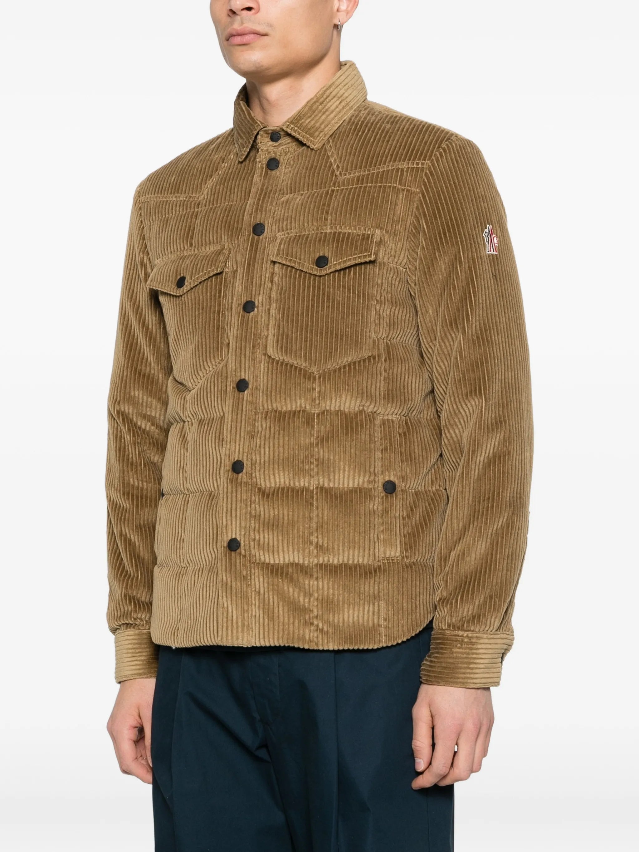 Gelt corduroy padded shirt jacket