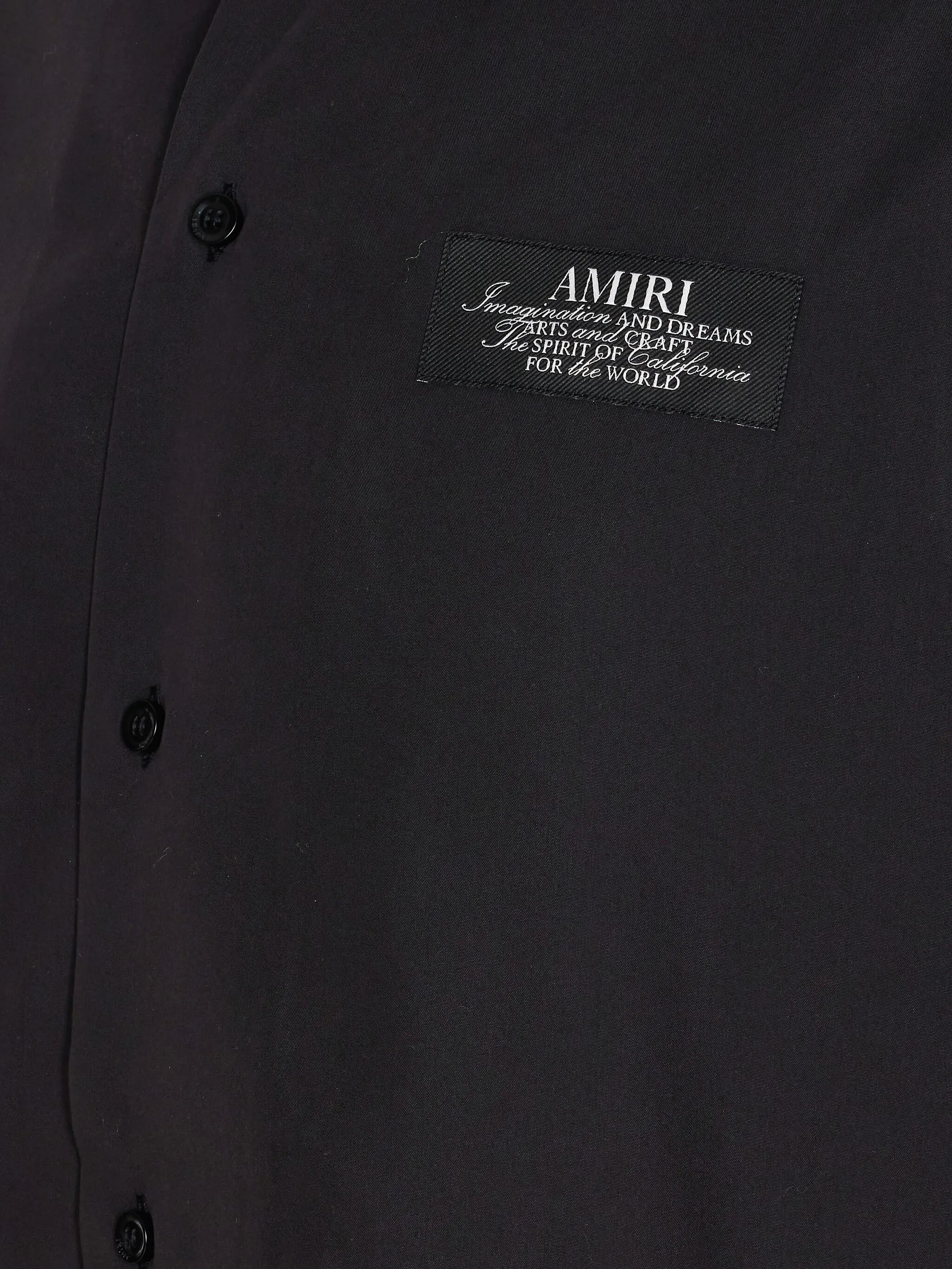 logo-print shirt