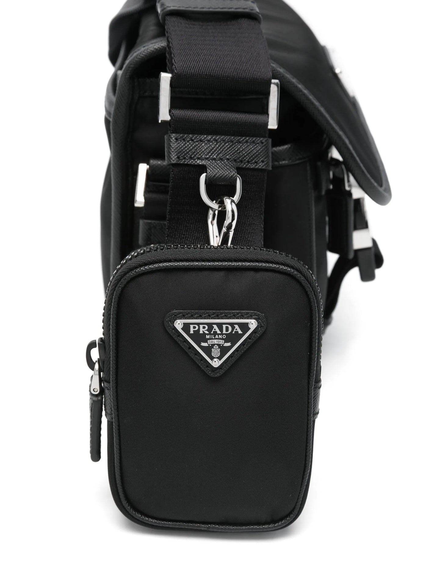 logo-triangle shoulder bag