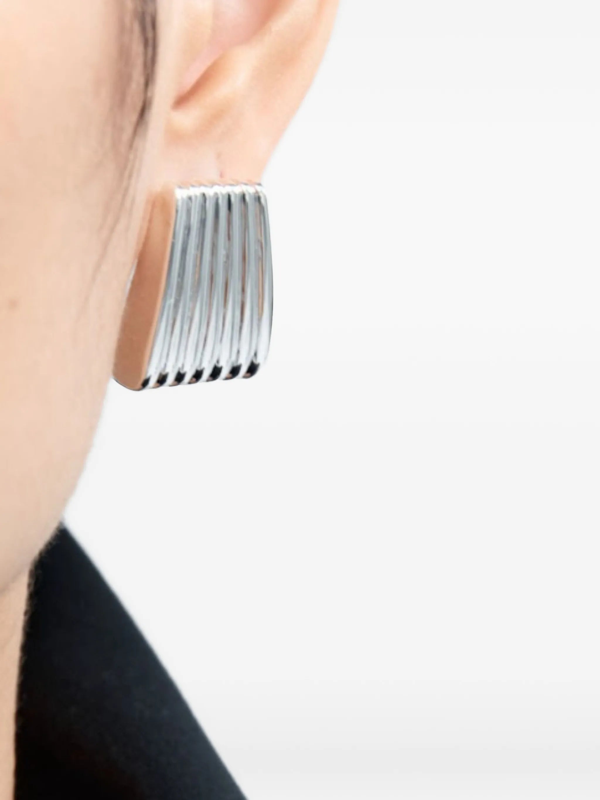 ribbed earrings
