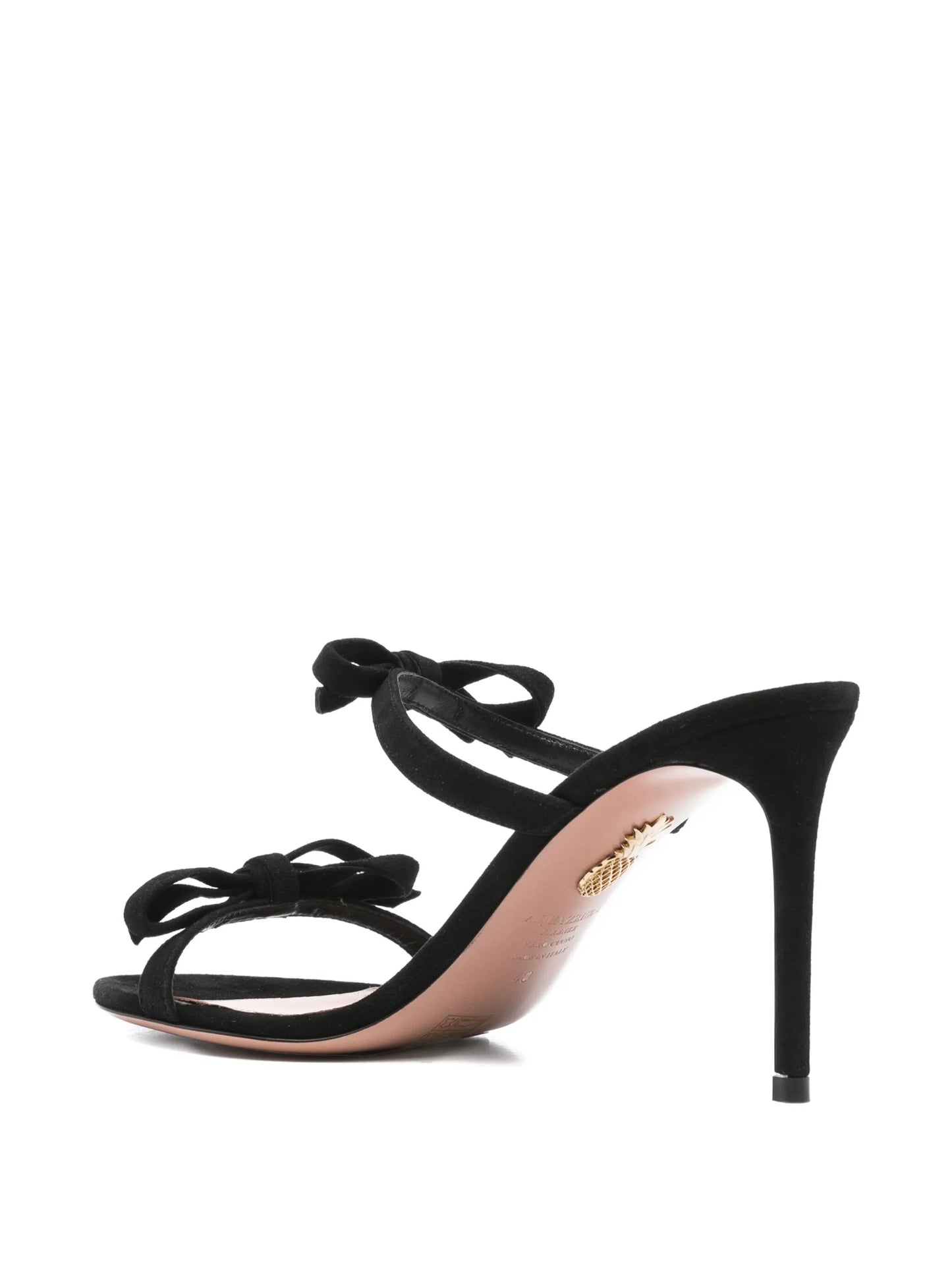 100mm Soave bow-embellished stiletto sandals