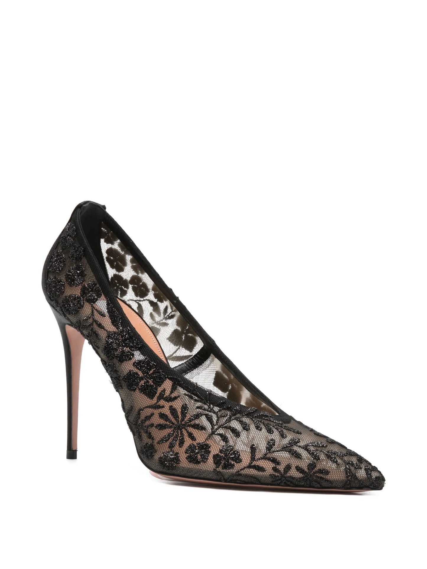 Mon Amour 105 tulle satin pumps