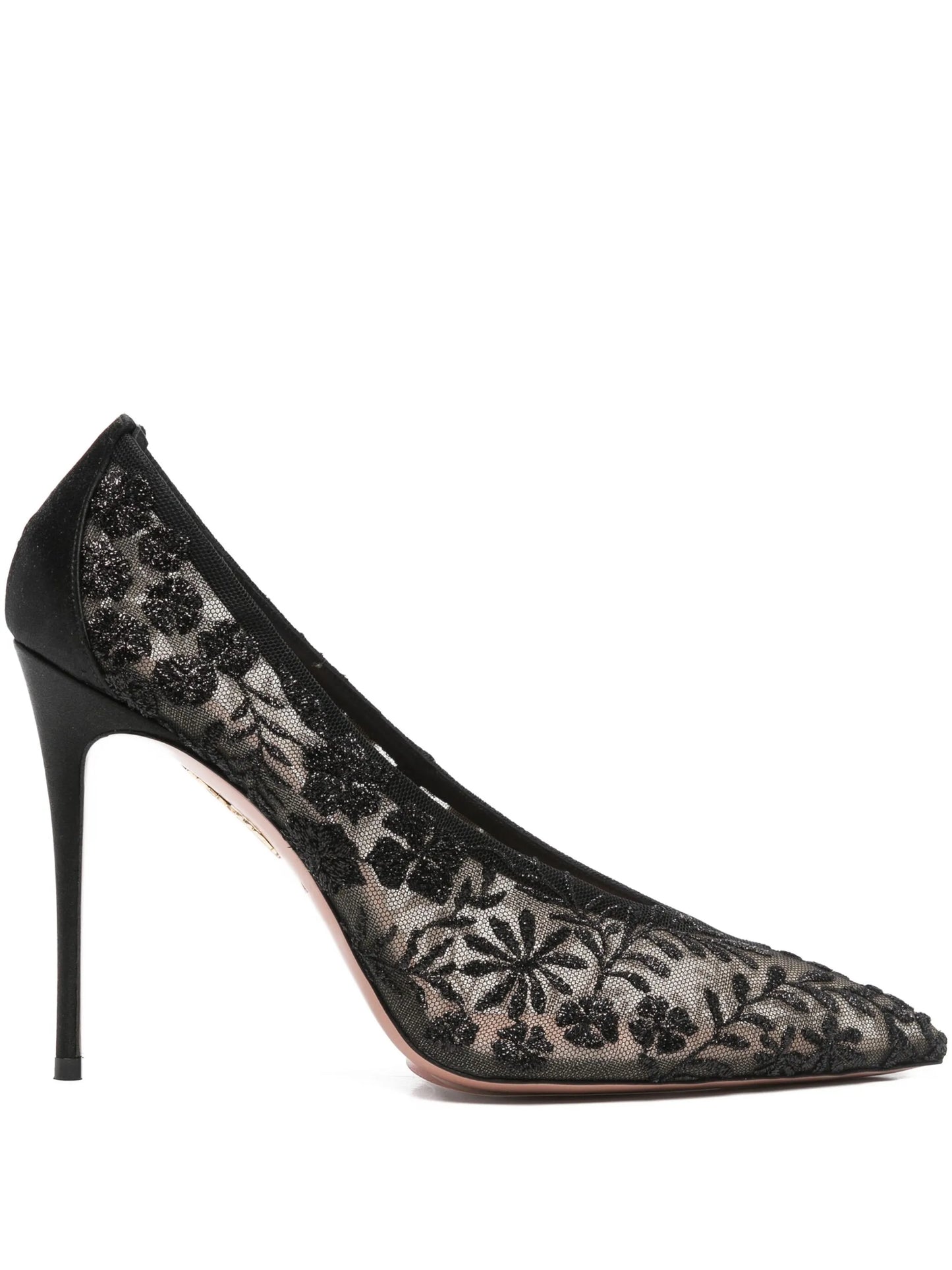 Mon Amour 105 tulle satin pumps