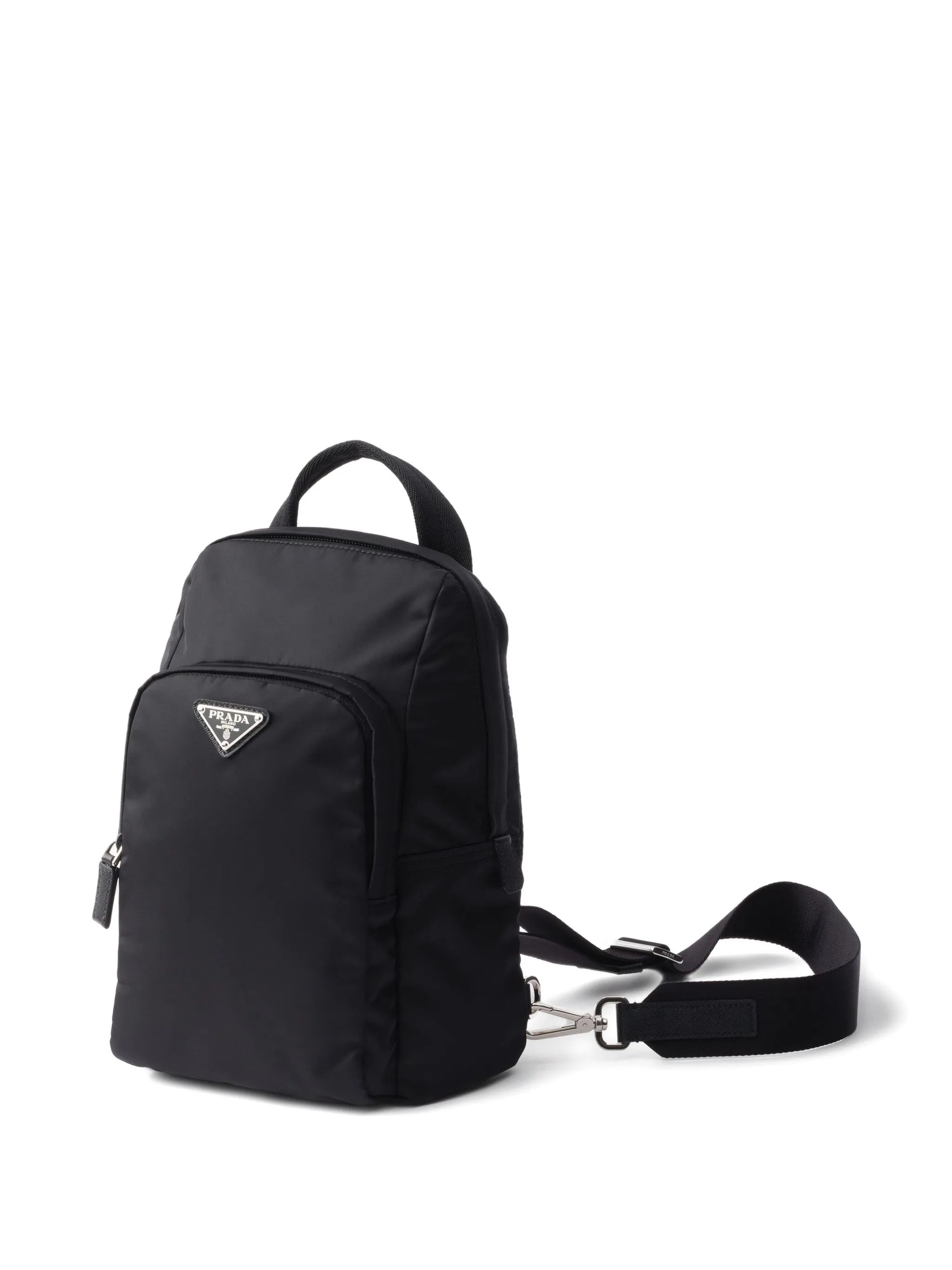 triangle-logo backpack