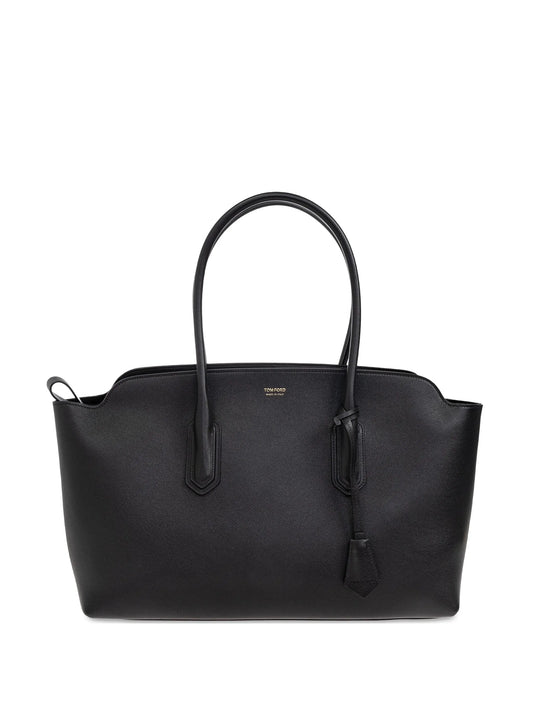 structured tote bag