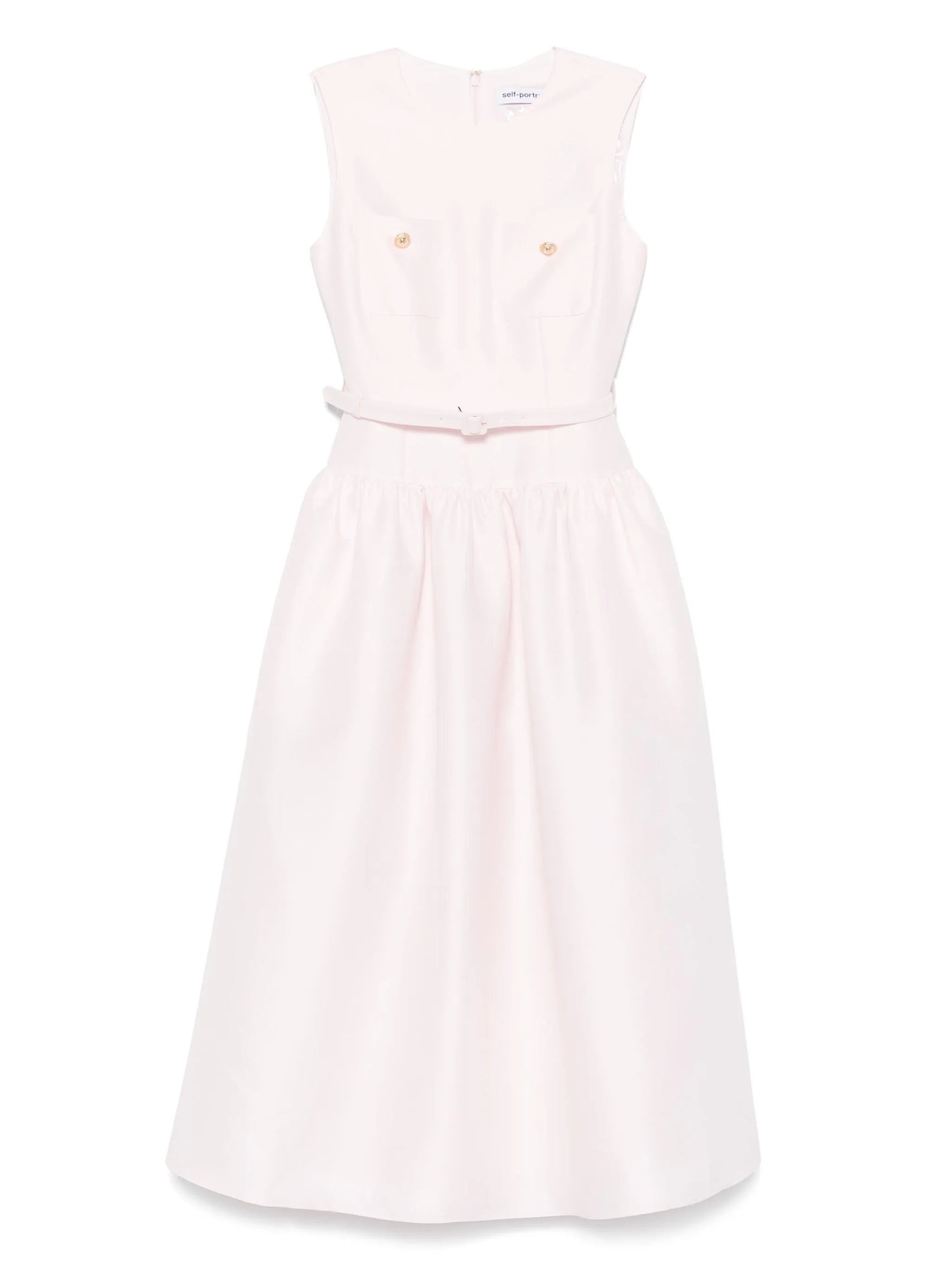 taffeta midi dress