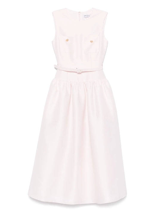 taffeta midi dress
