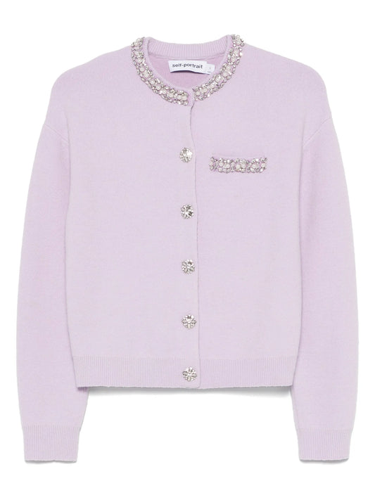 crystal-embellished cardigan