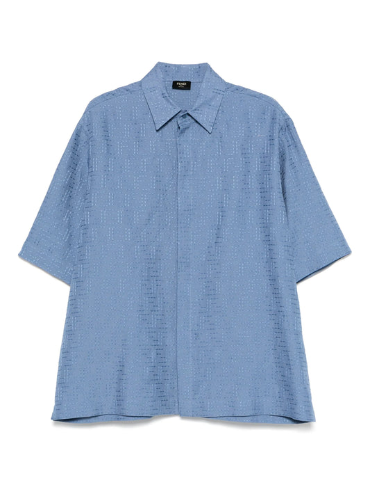 textured-finish shirt