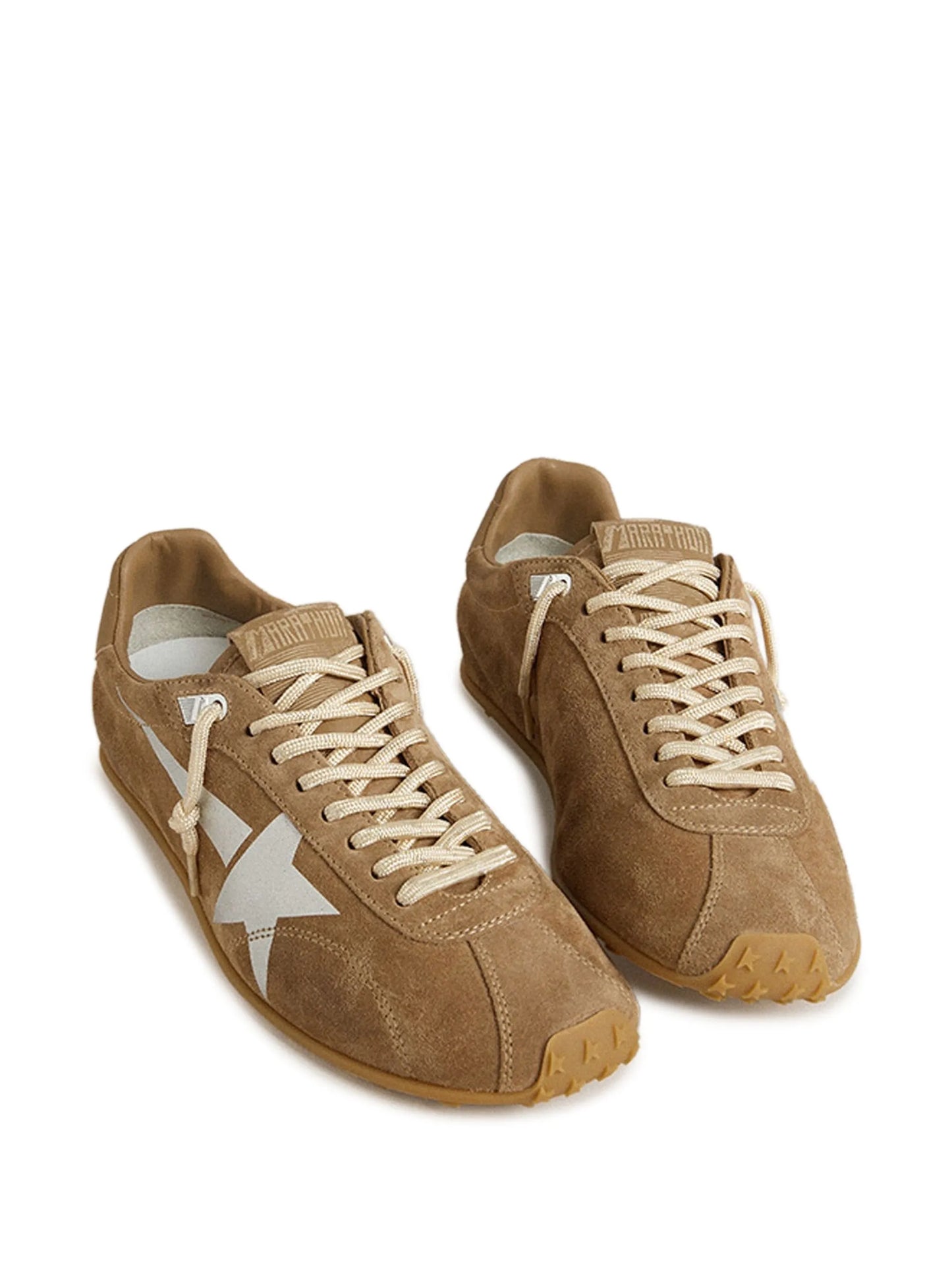 Marathon Speed suede star trainers