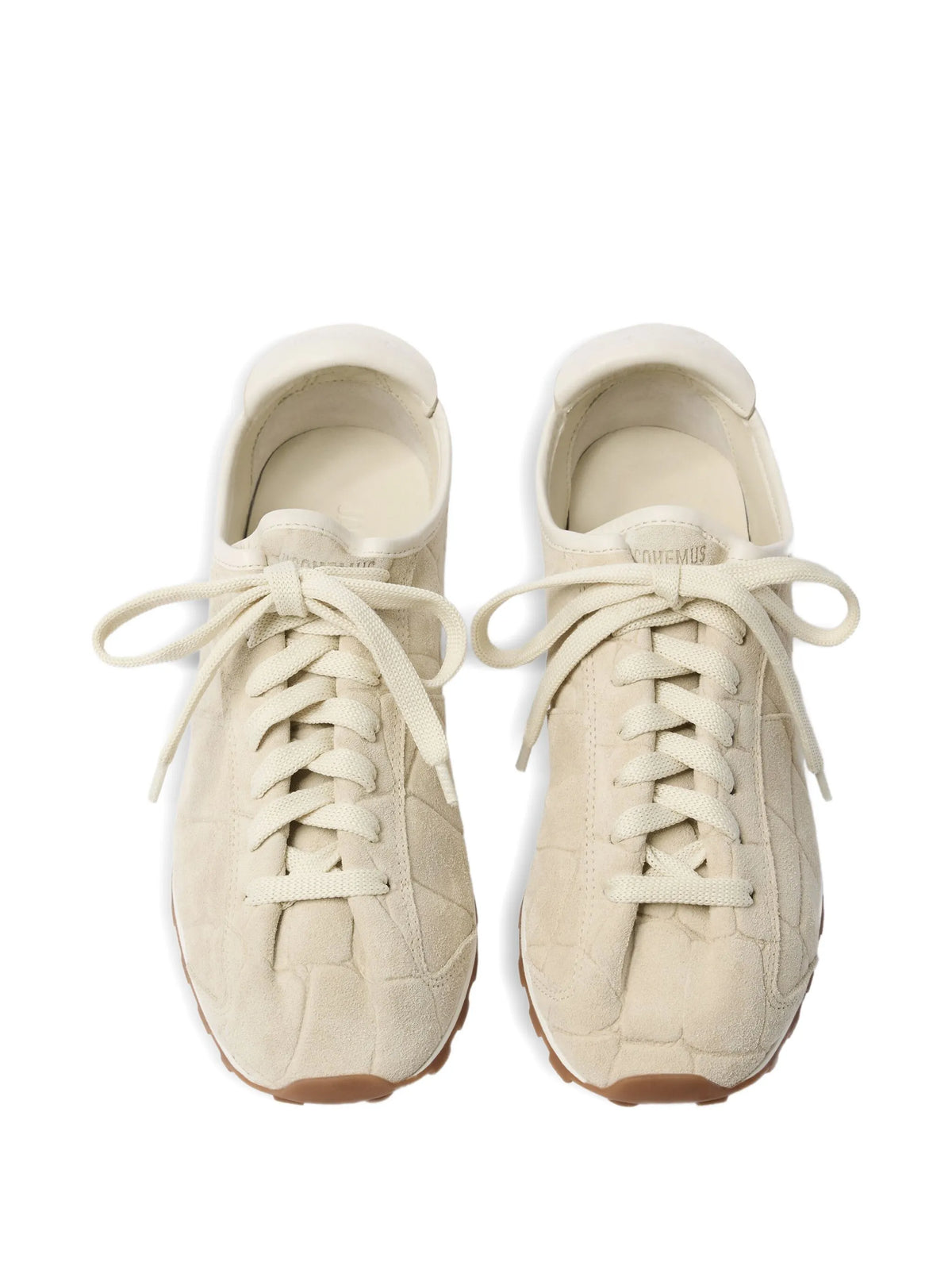 low-top suede sneakers