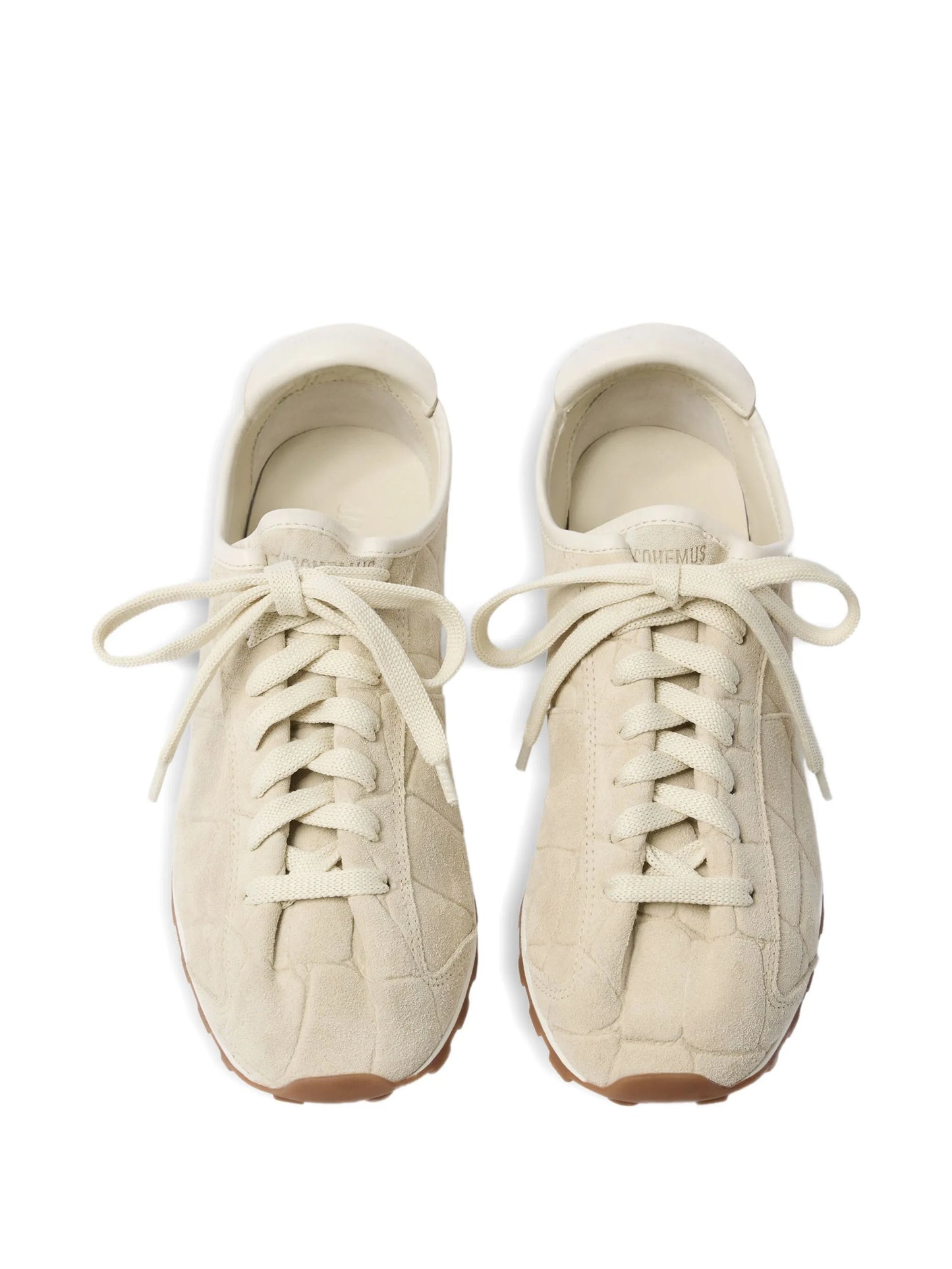 low-top suede sneakers