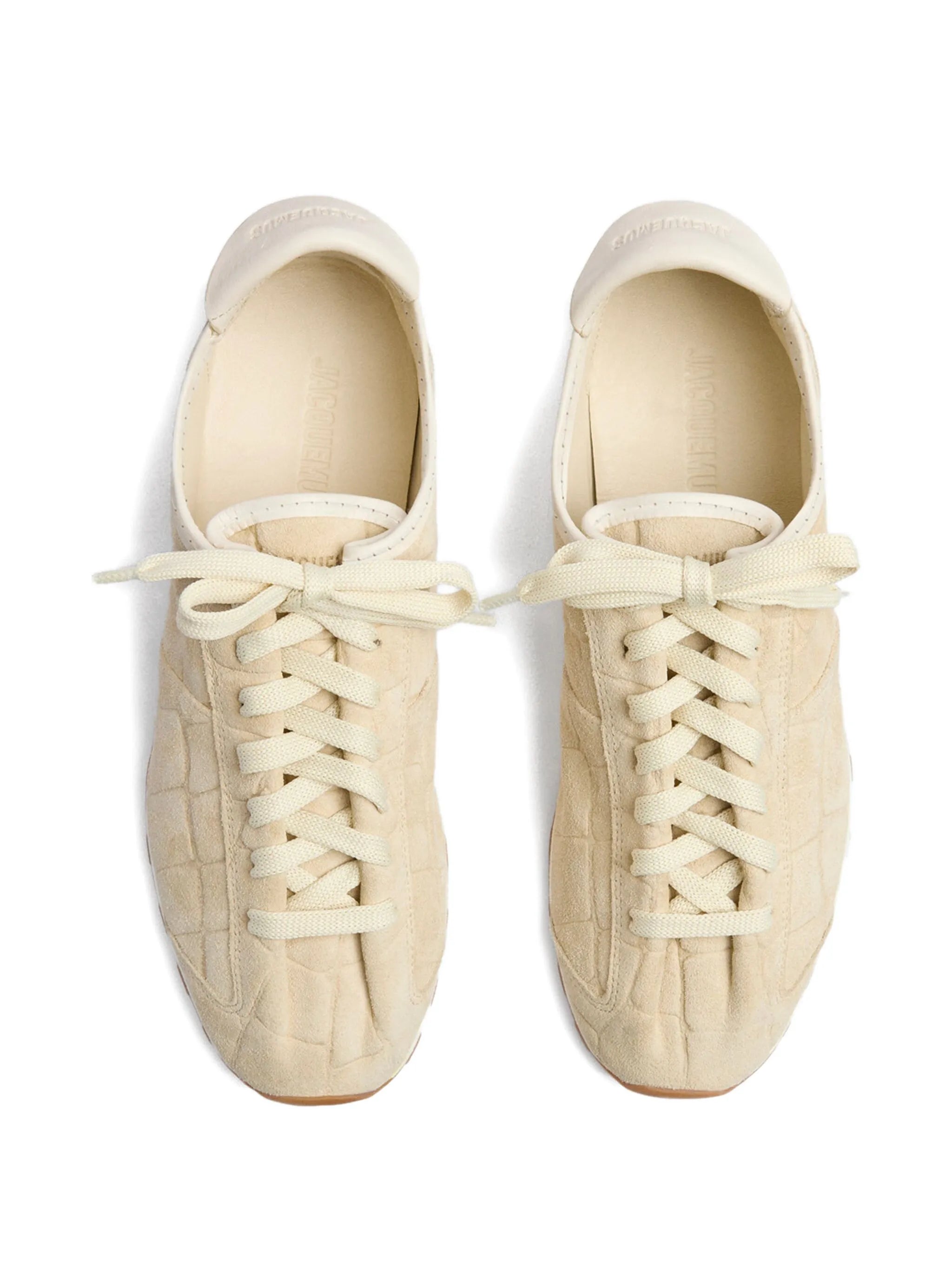 low-top suede sneakers