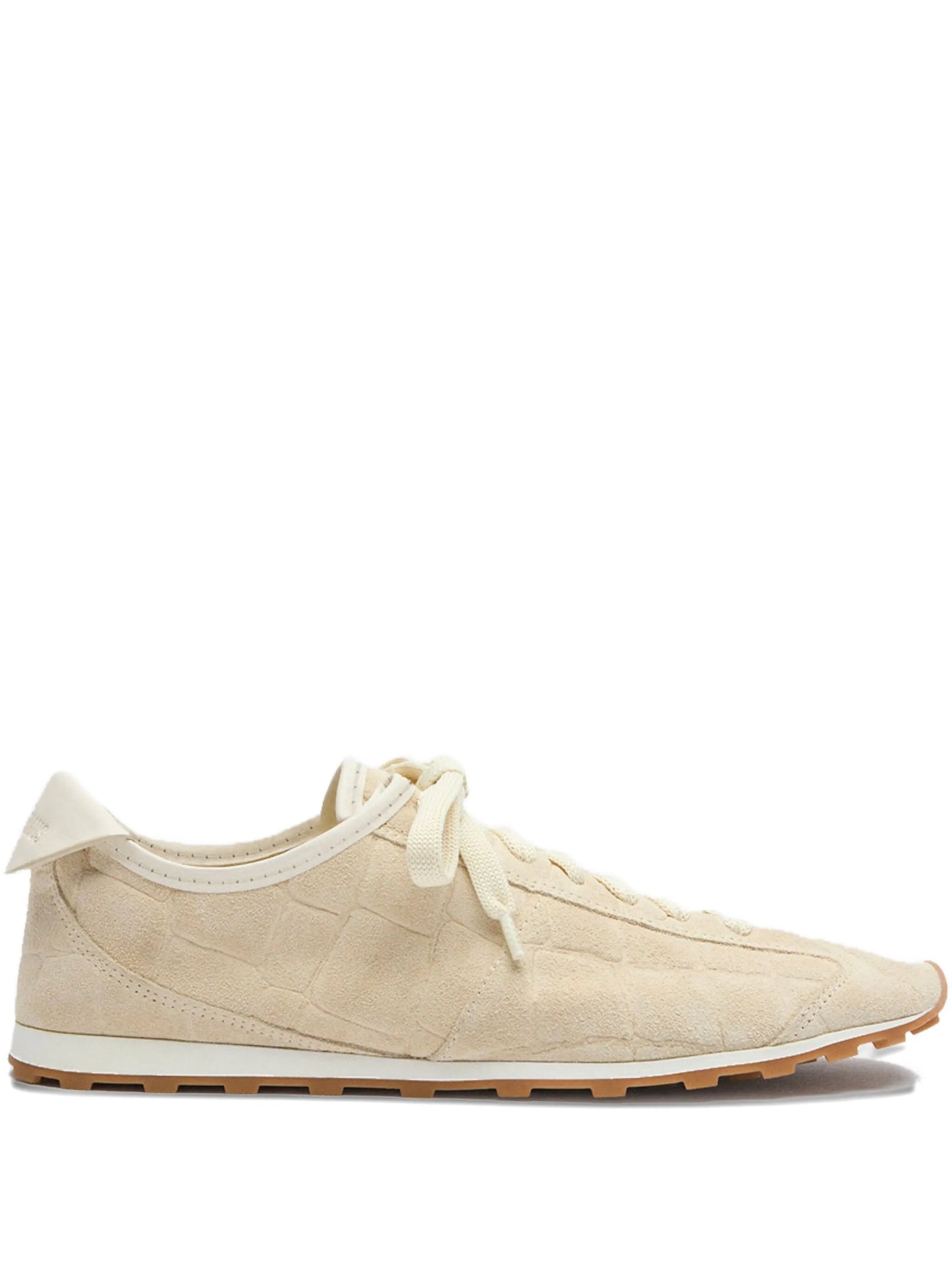 low-top suede sneakers