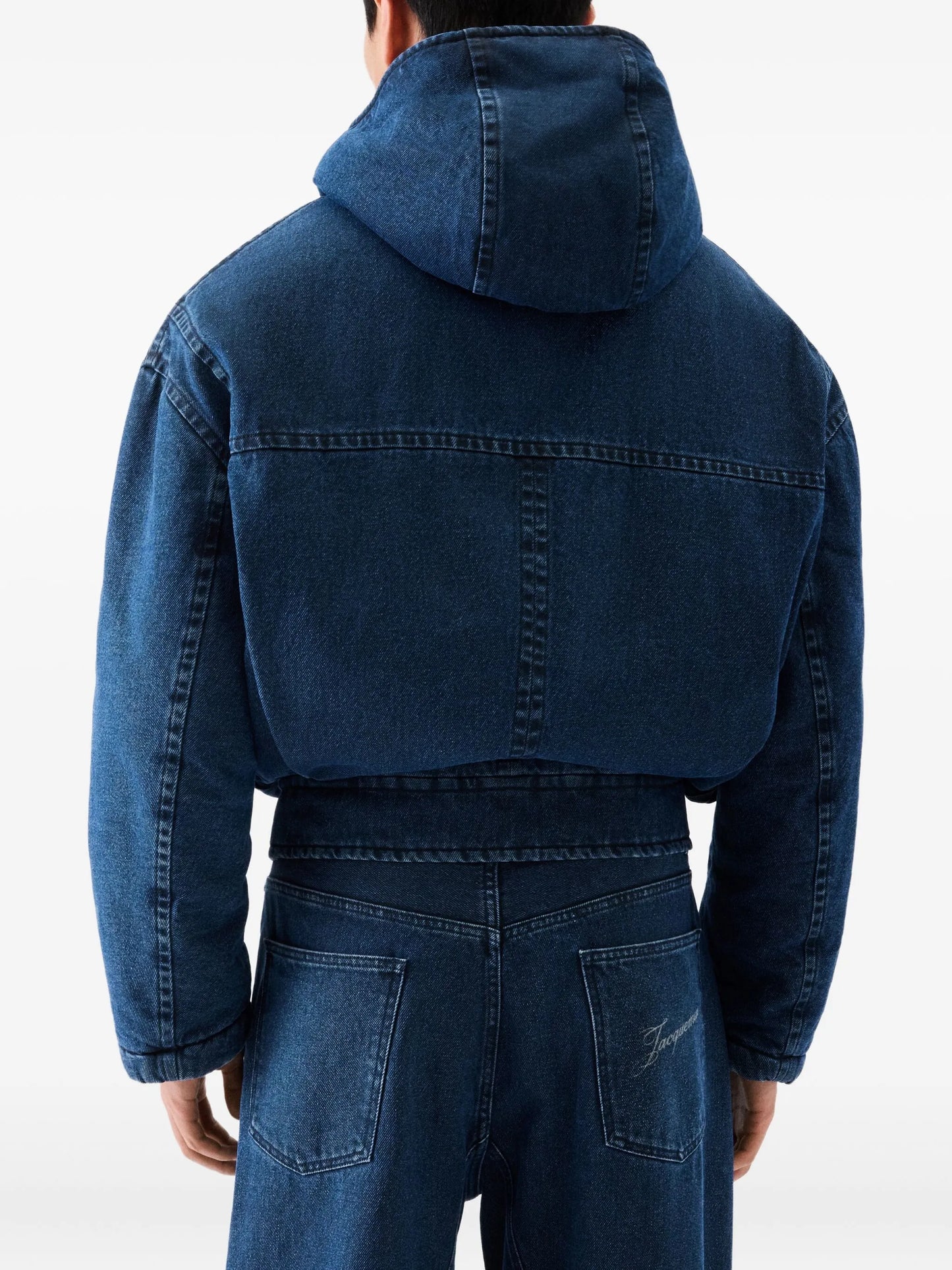 Le Duffle De-Nimes hooded jacket