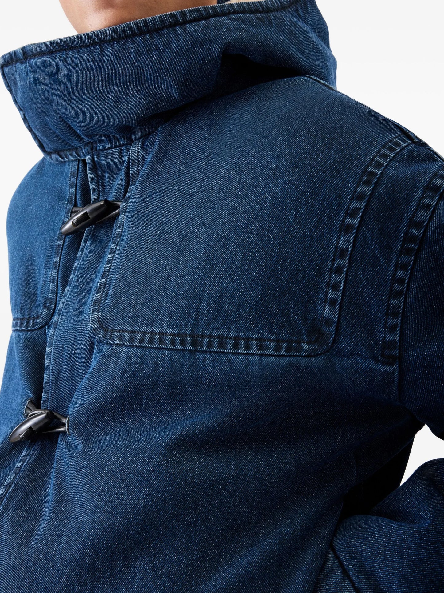 Le Duffle De-Nimes hooded jacket